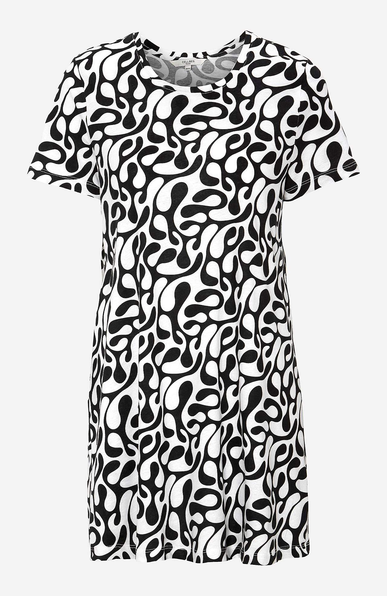 Jersey tuniek met korte mouwen