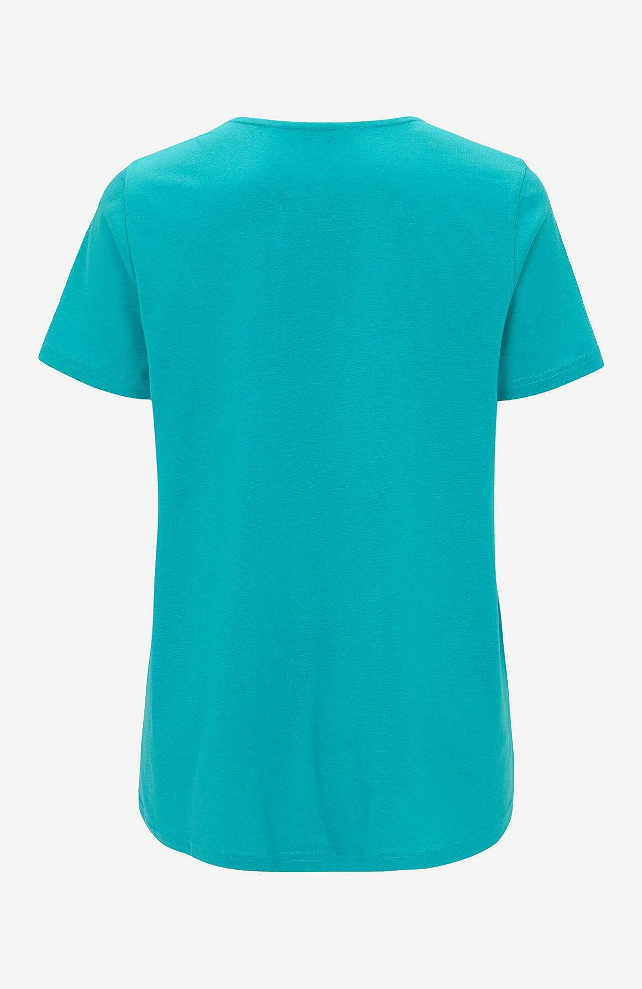 Jersey-topje met een v-hals