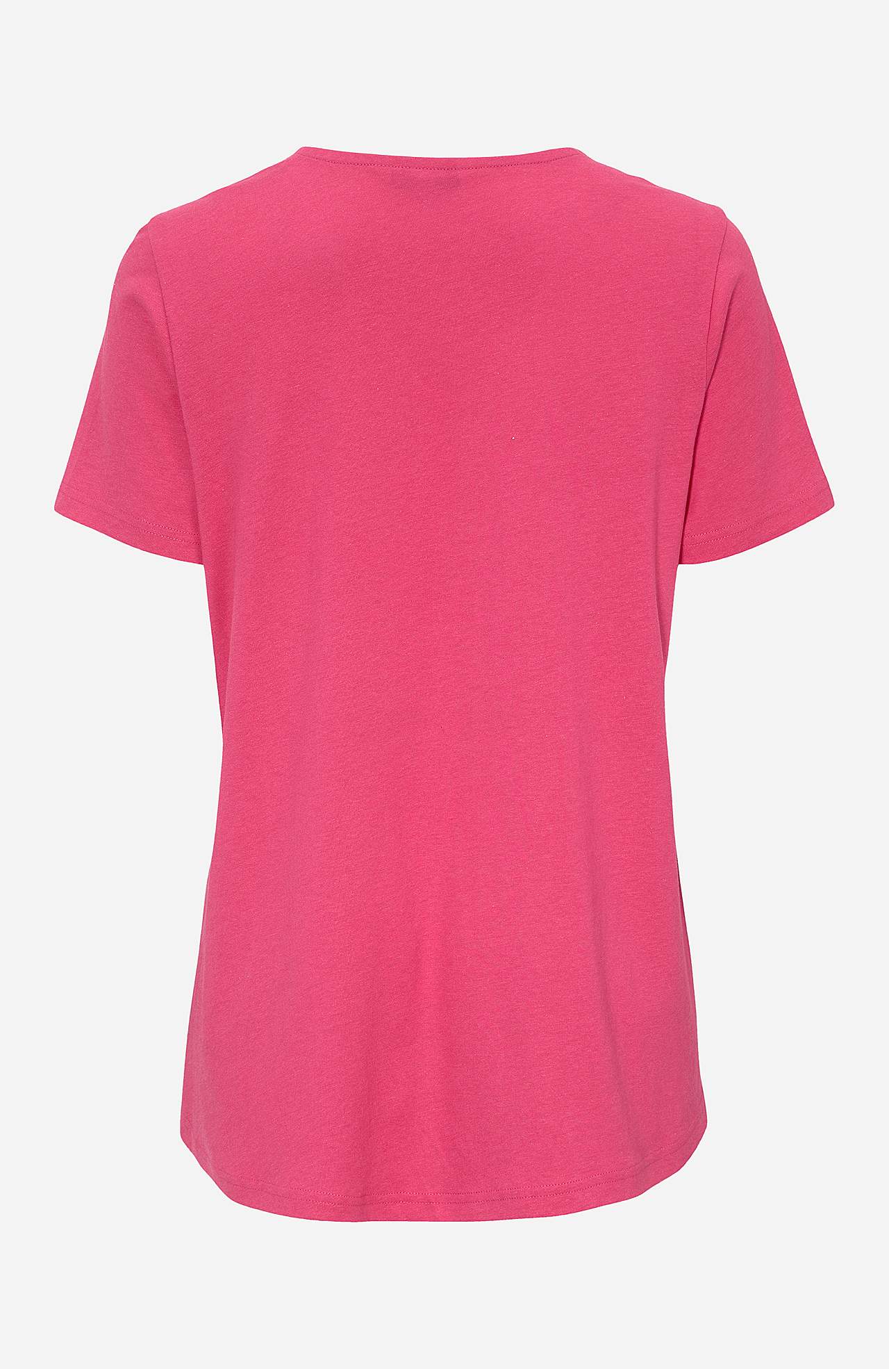 Jersey-topje met een v-hals