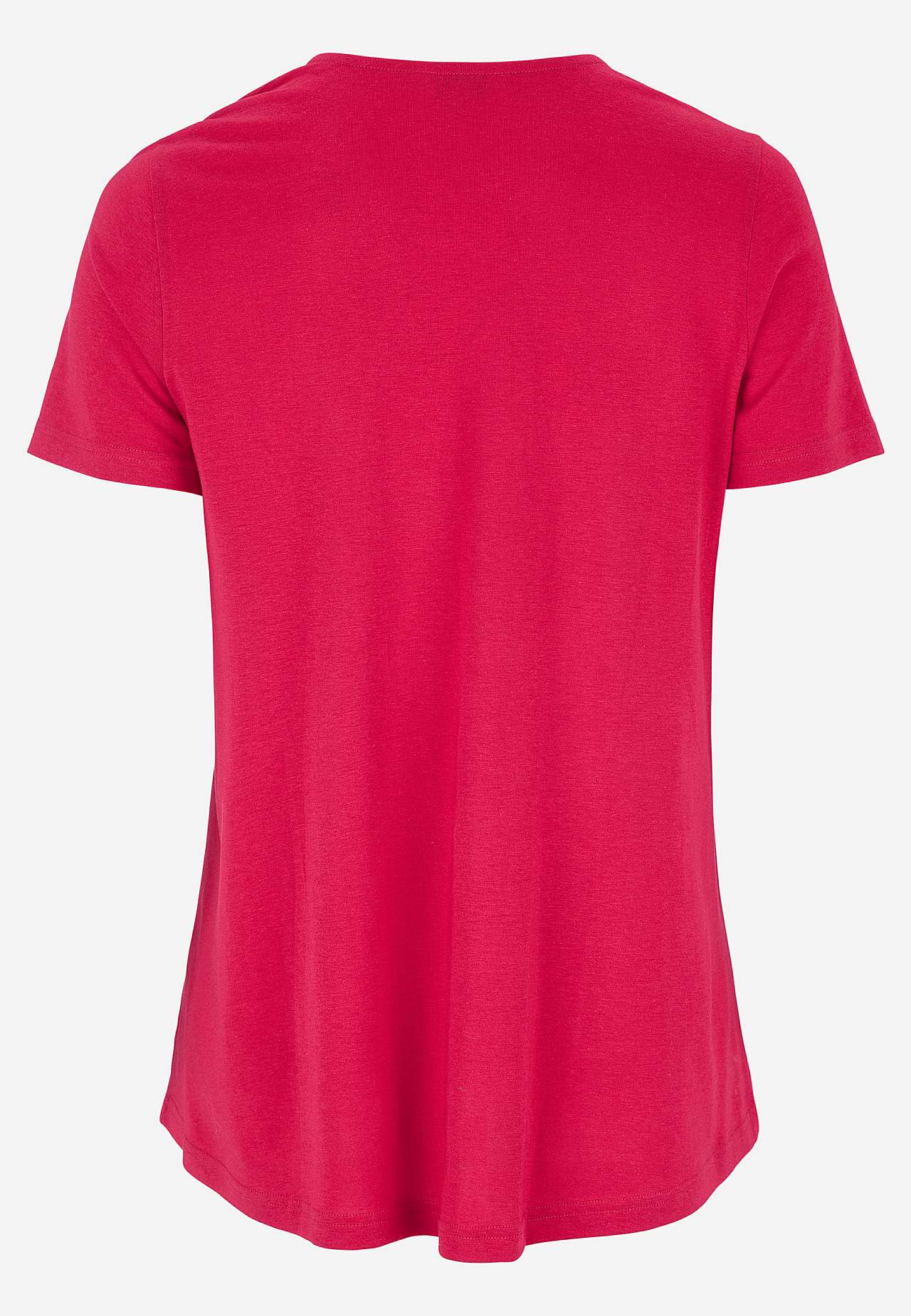 Jersey-topje met een v-hals