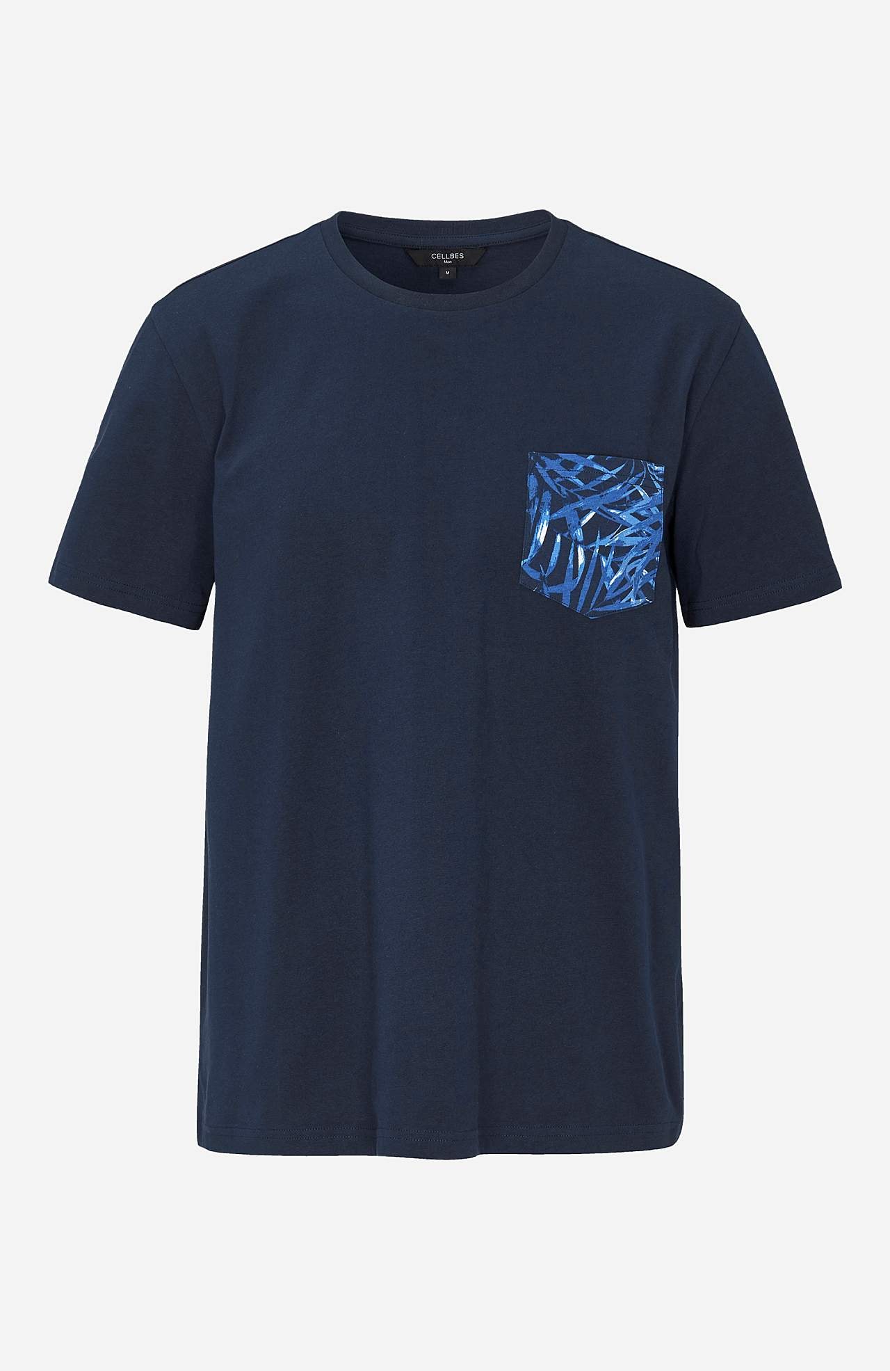 T-shirt met borstzak Elon Set van 2