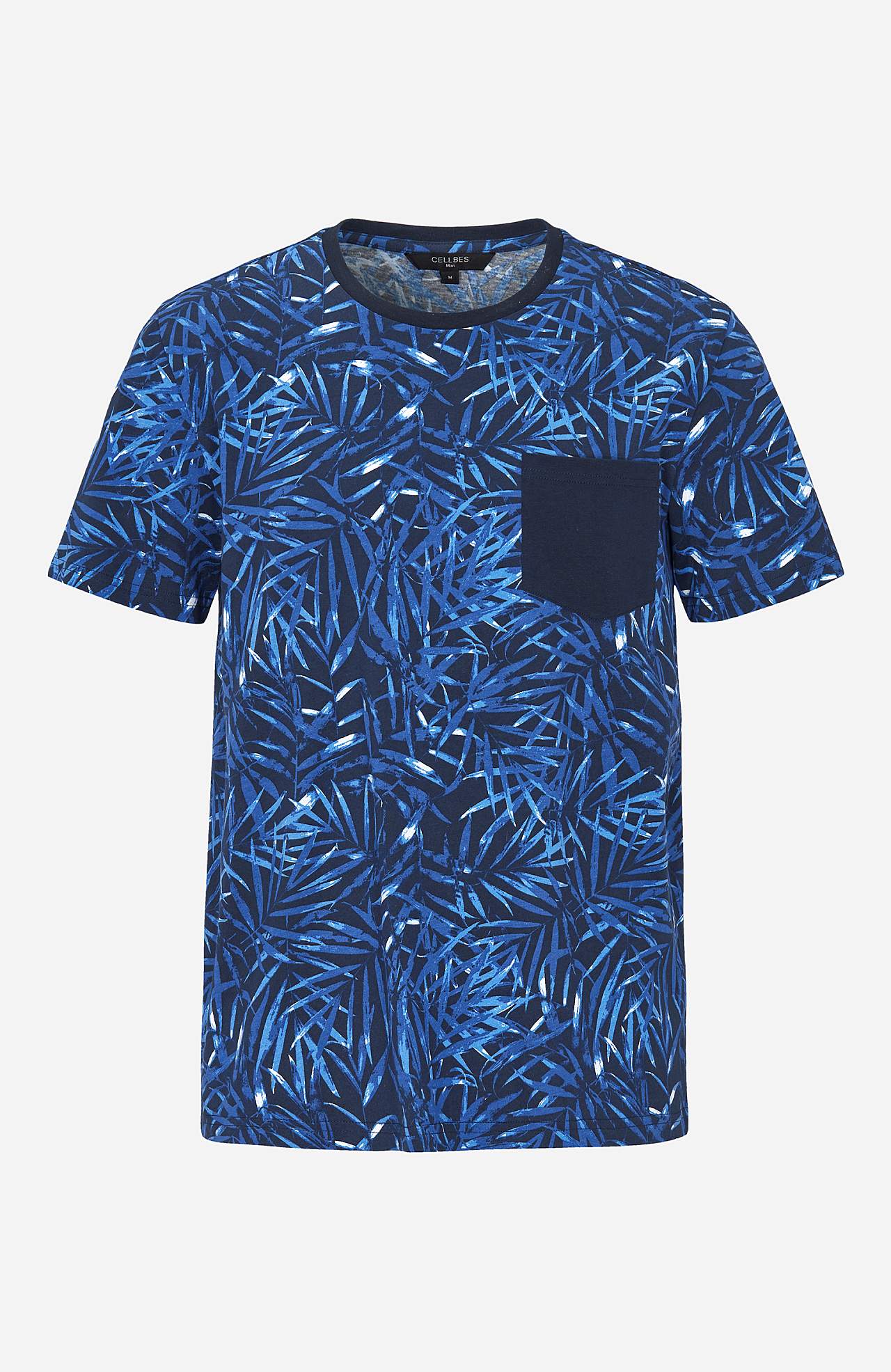 T-shirt met borstzak Elon Set van 2