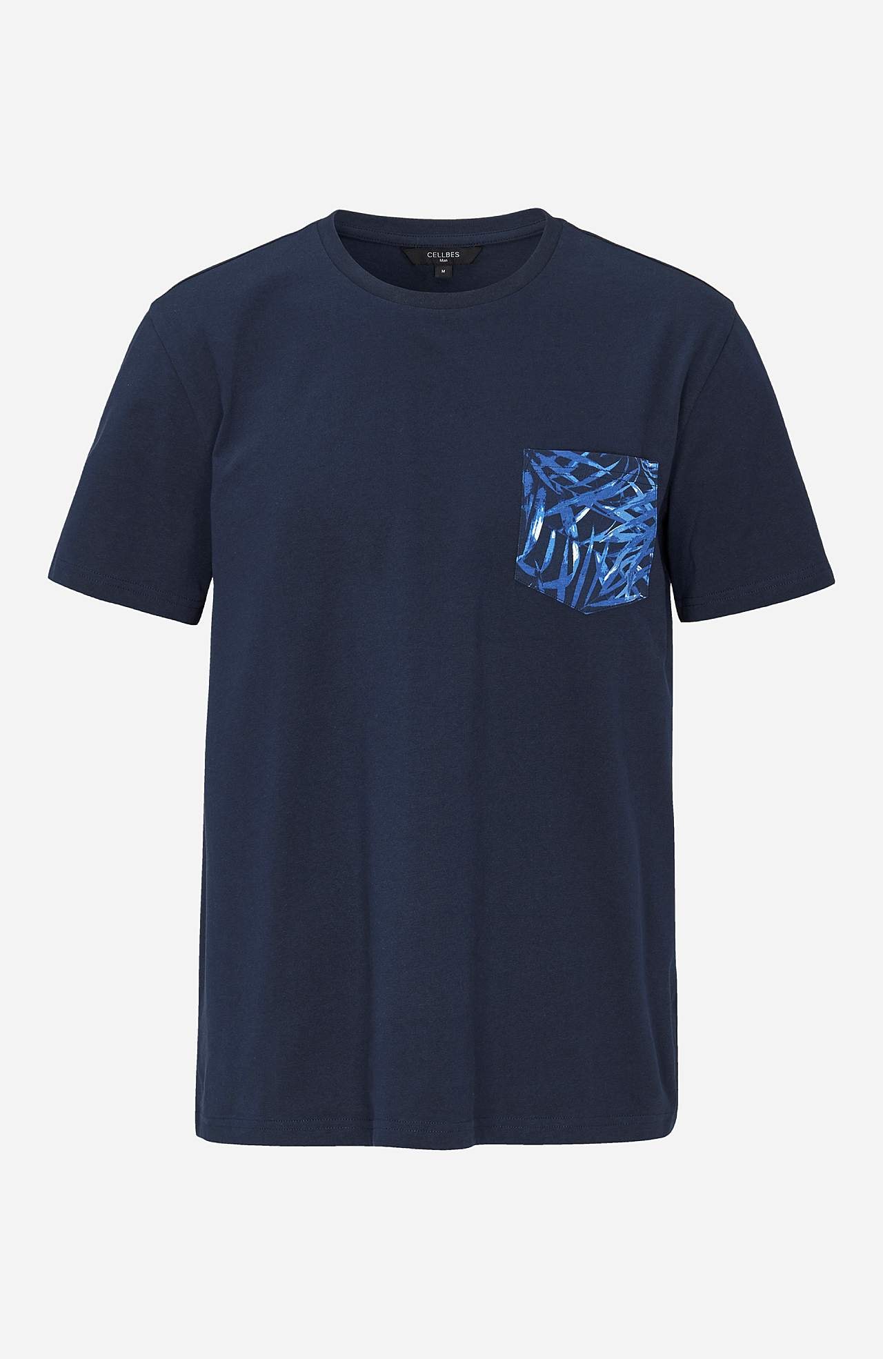 T-shirt met borstzak Elon Set van 2