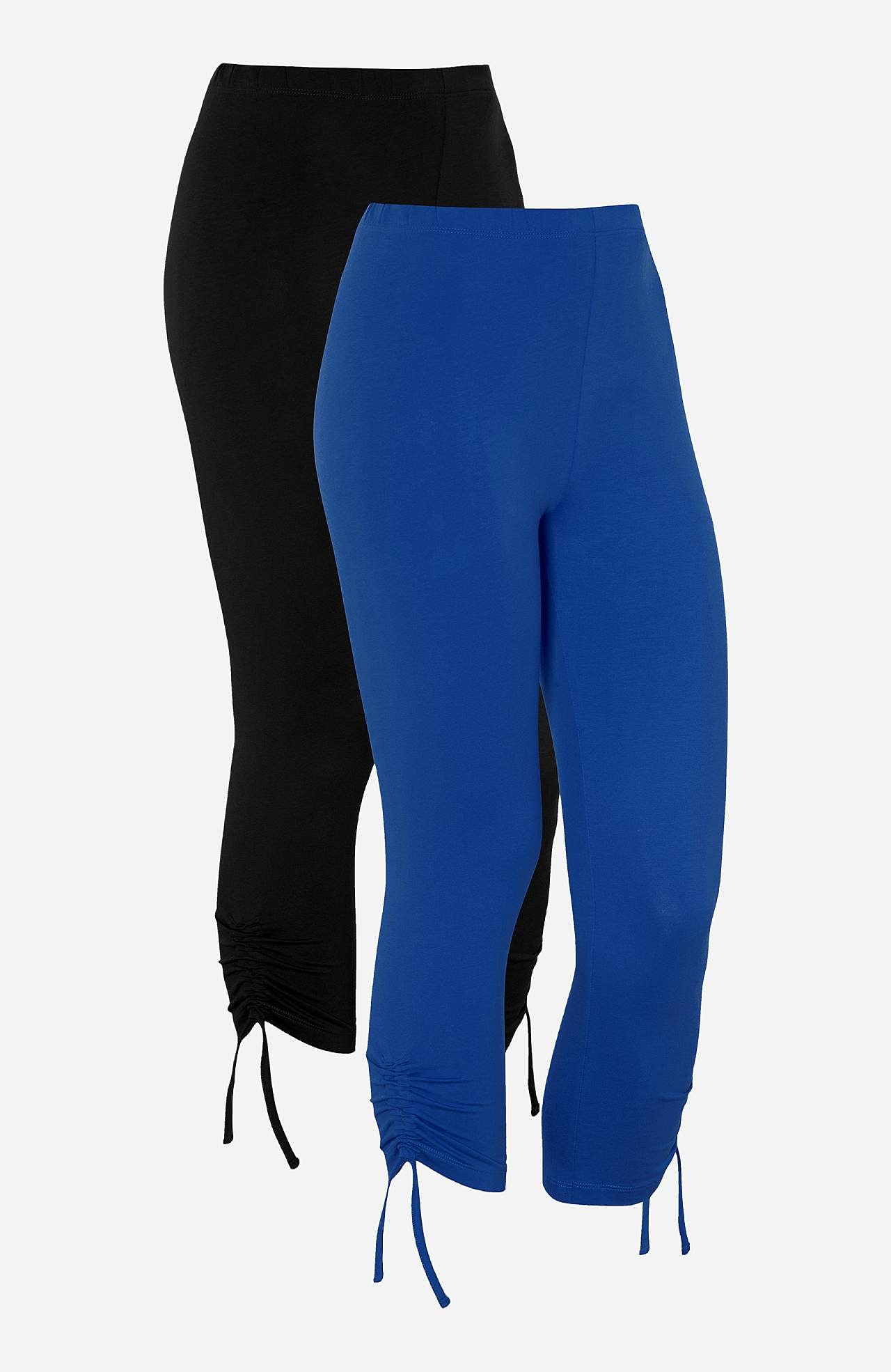 Capri legging met trekkoord aan de uiteinden van de benen Astrid Set van 2