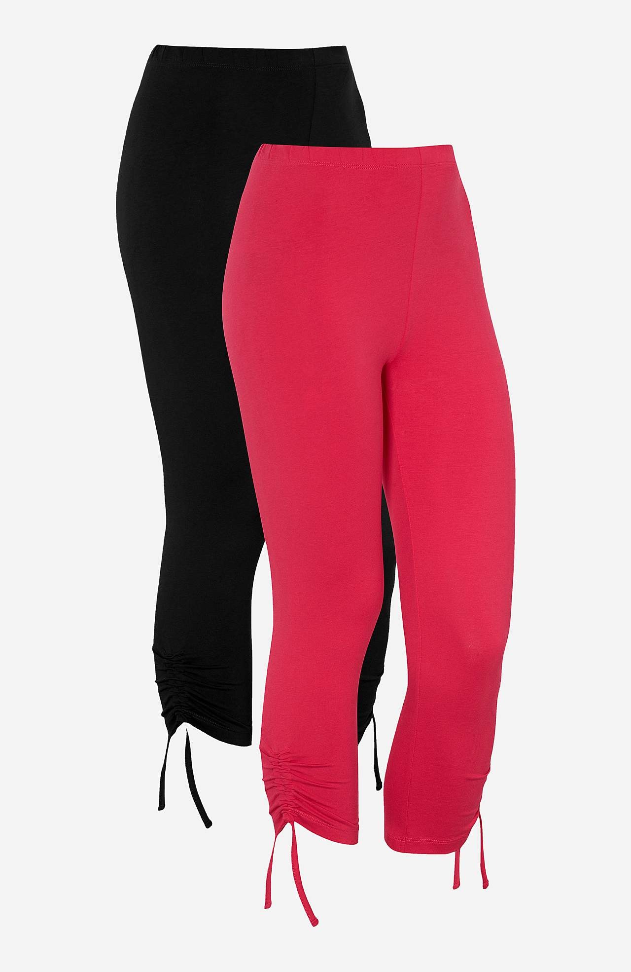 Capri legging met trekkoord aan de uiteinden van de benen Astrid Set van 2