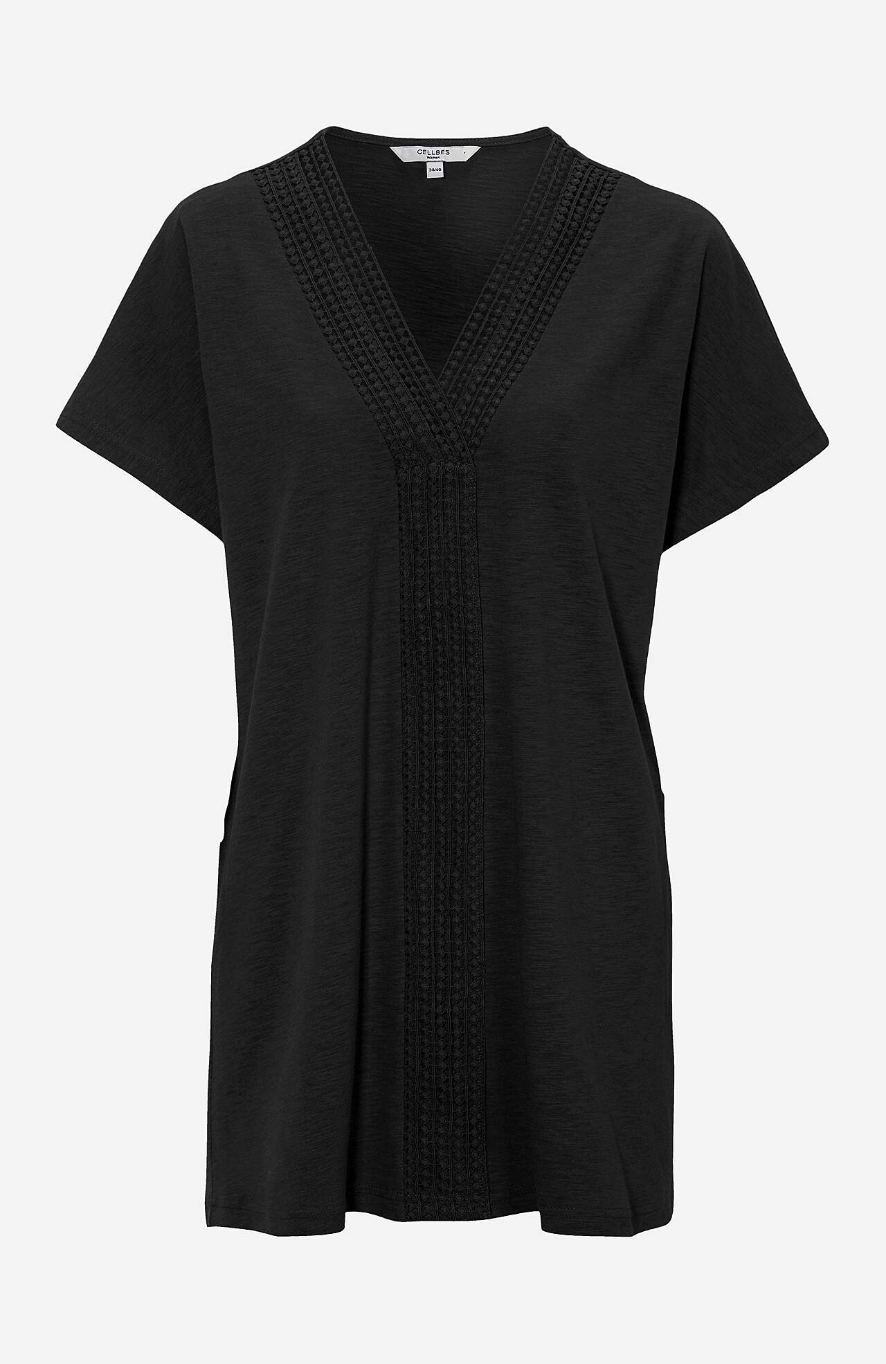 Jersey tuniek met korte mouwen