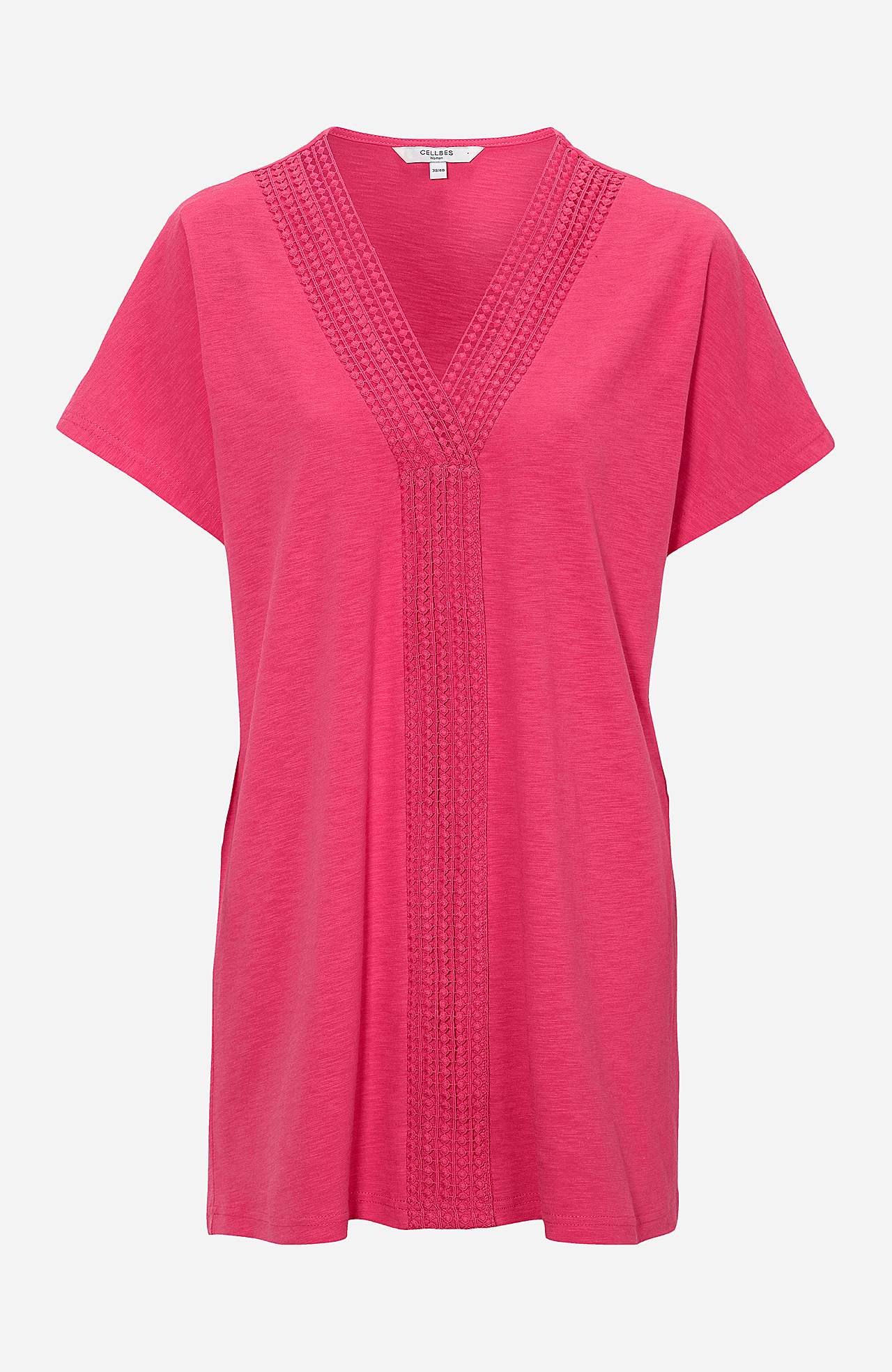 Jersey tuniek met korte mouwen