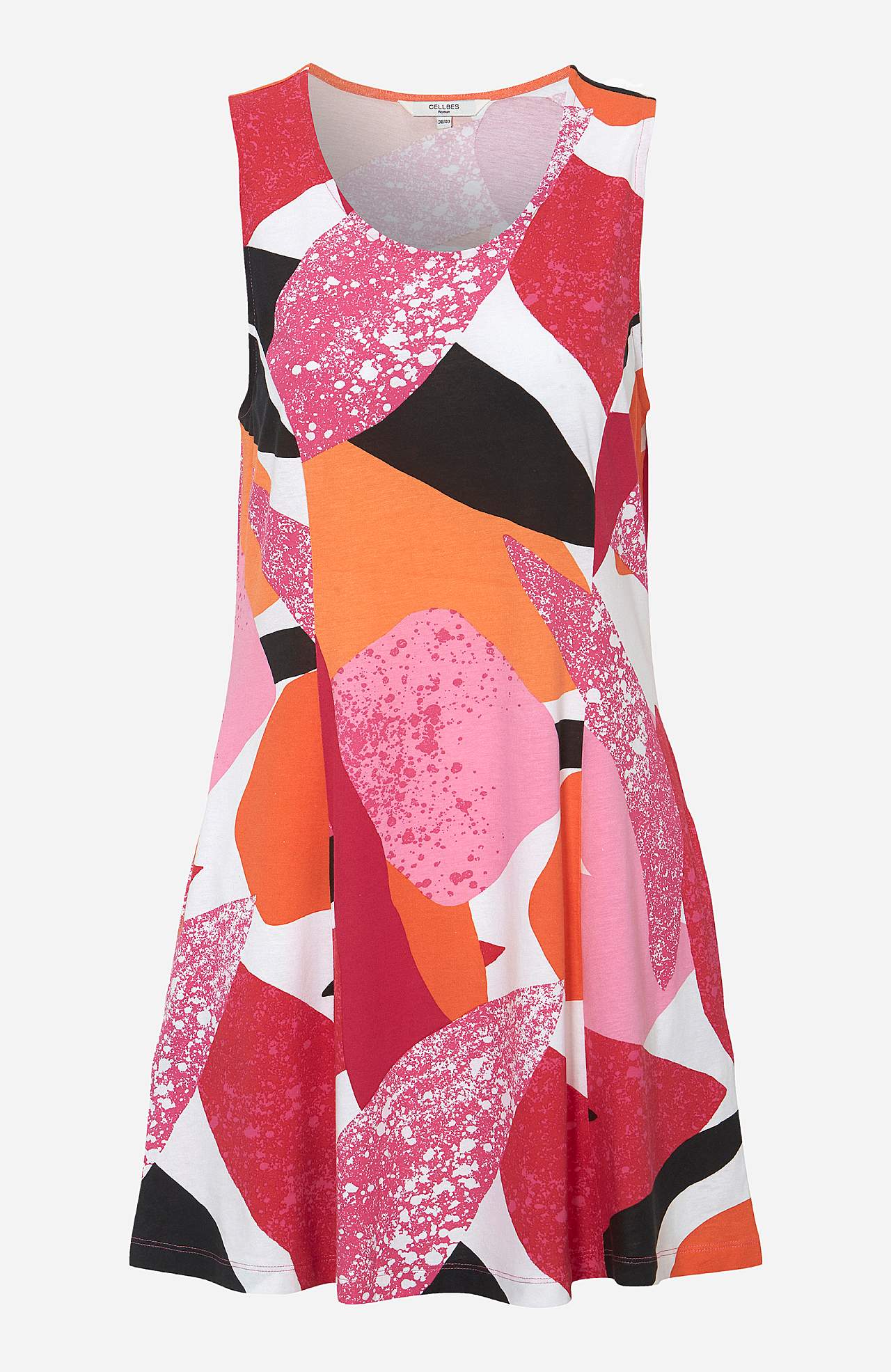 Mouwloze tuniek met zakken