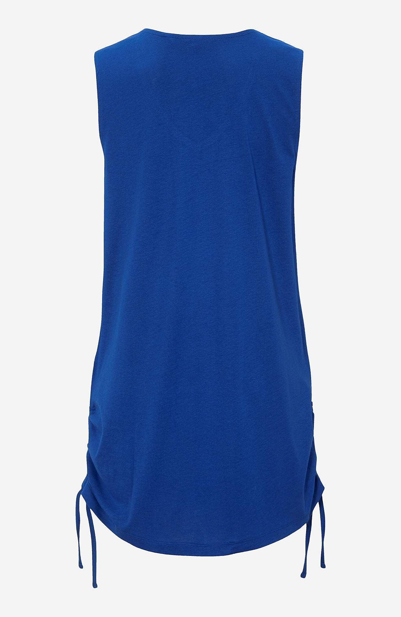 Mouwloze jersey-topjes met twee aparte lengtes Set van 2