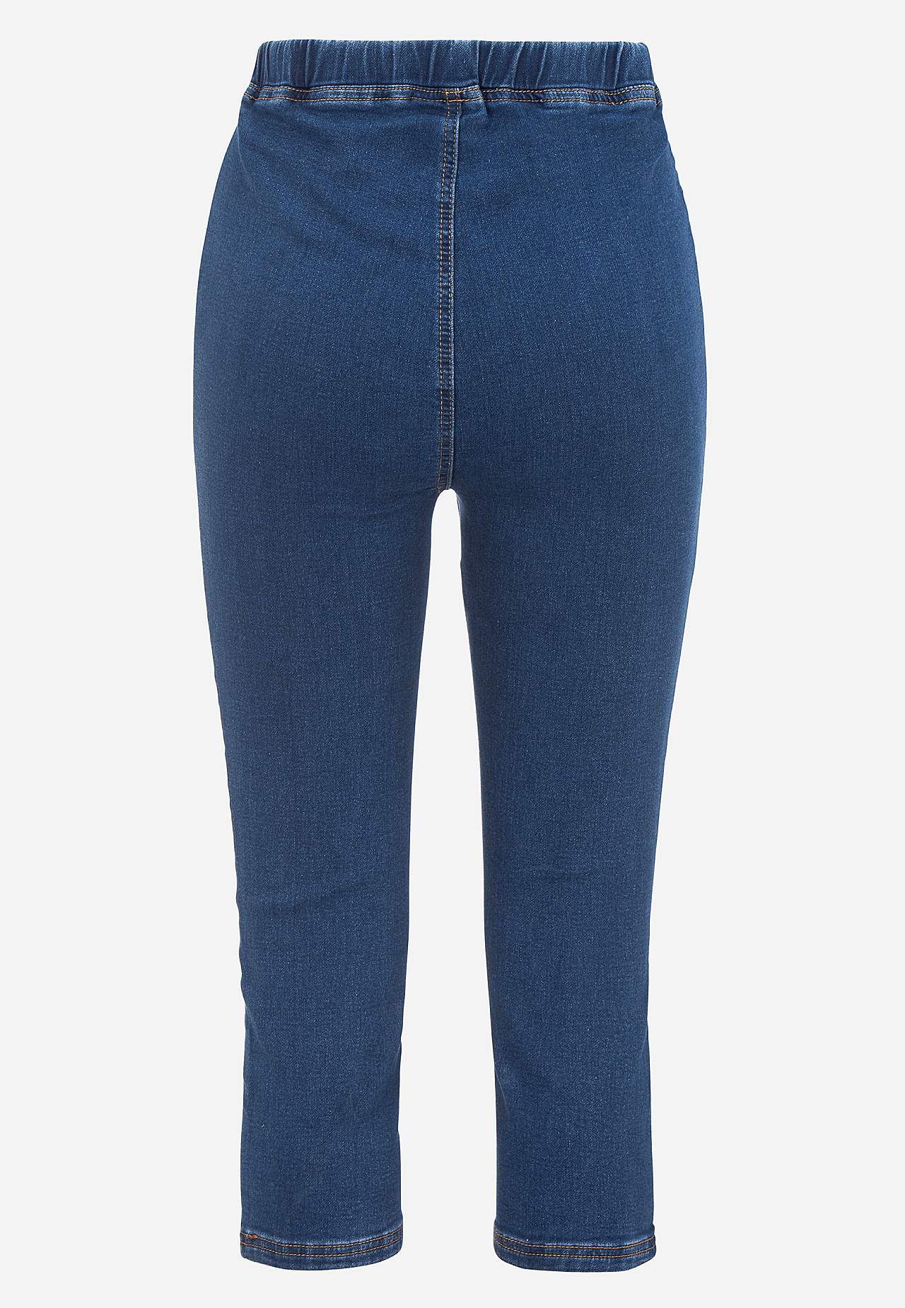 Capri legging van denim