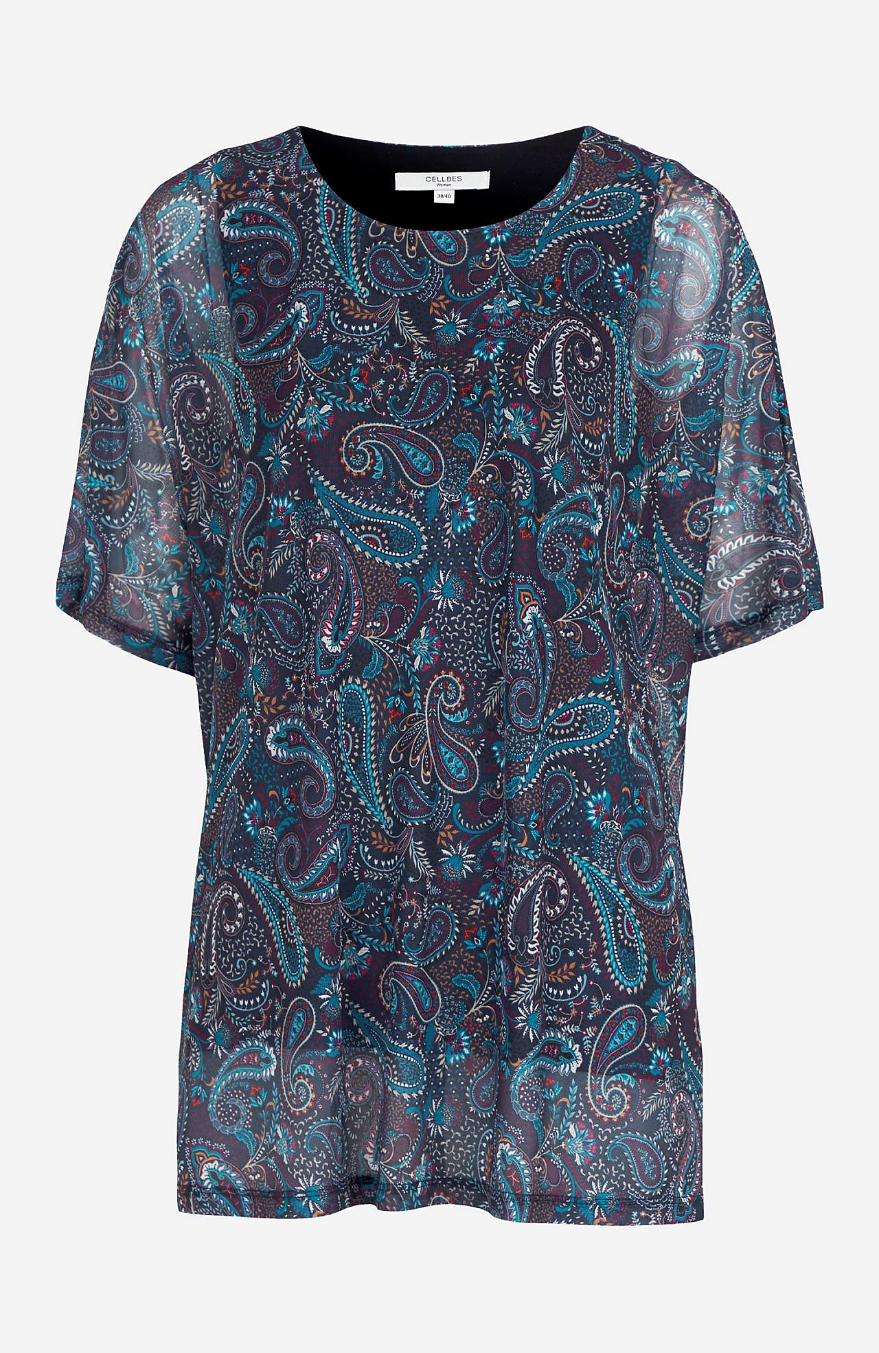 Tuniek top van mesh