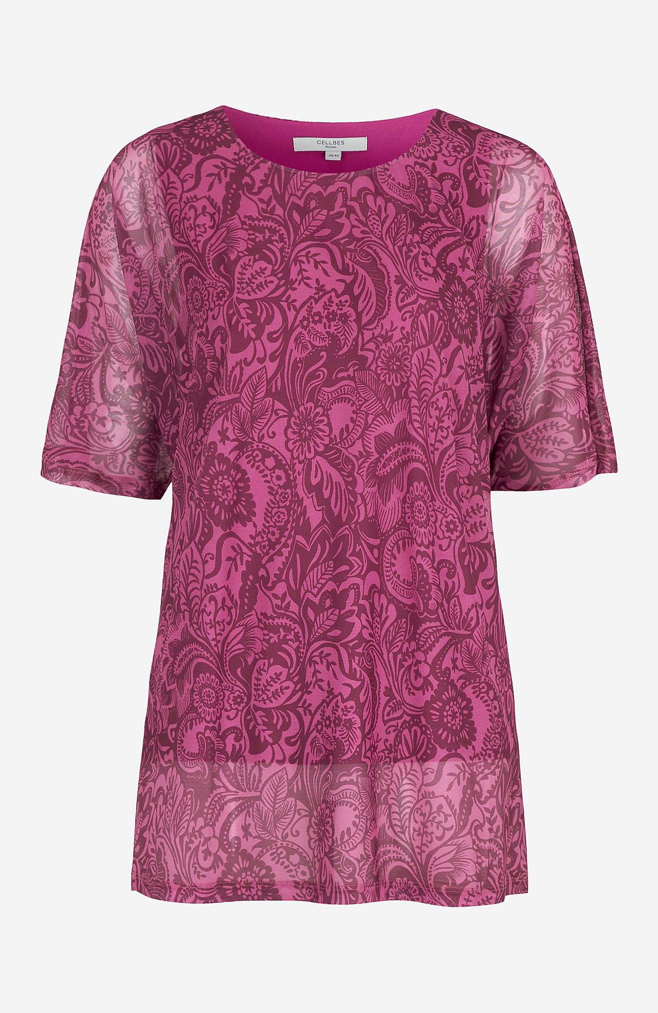 Tuniek top van mesh