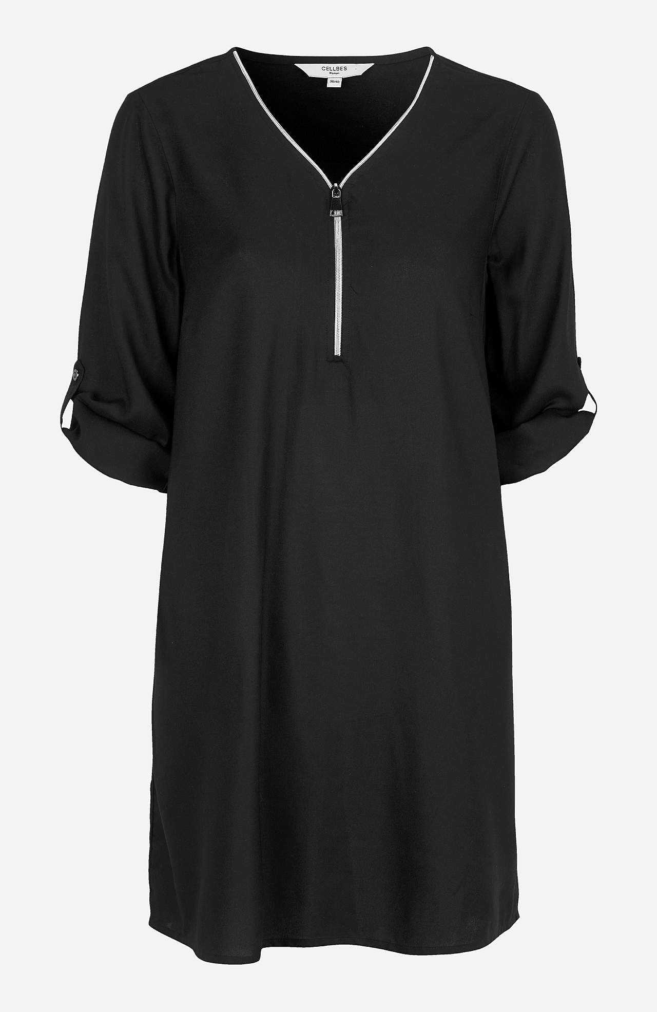 V-hals tuniek in twee lengtes