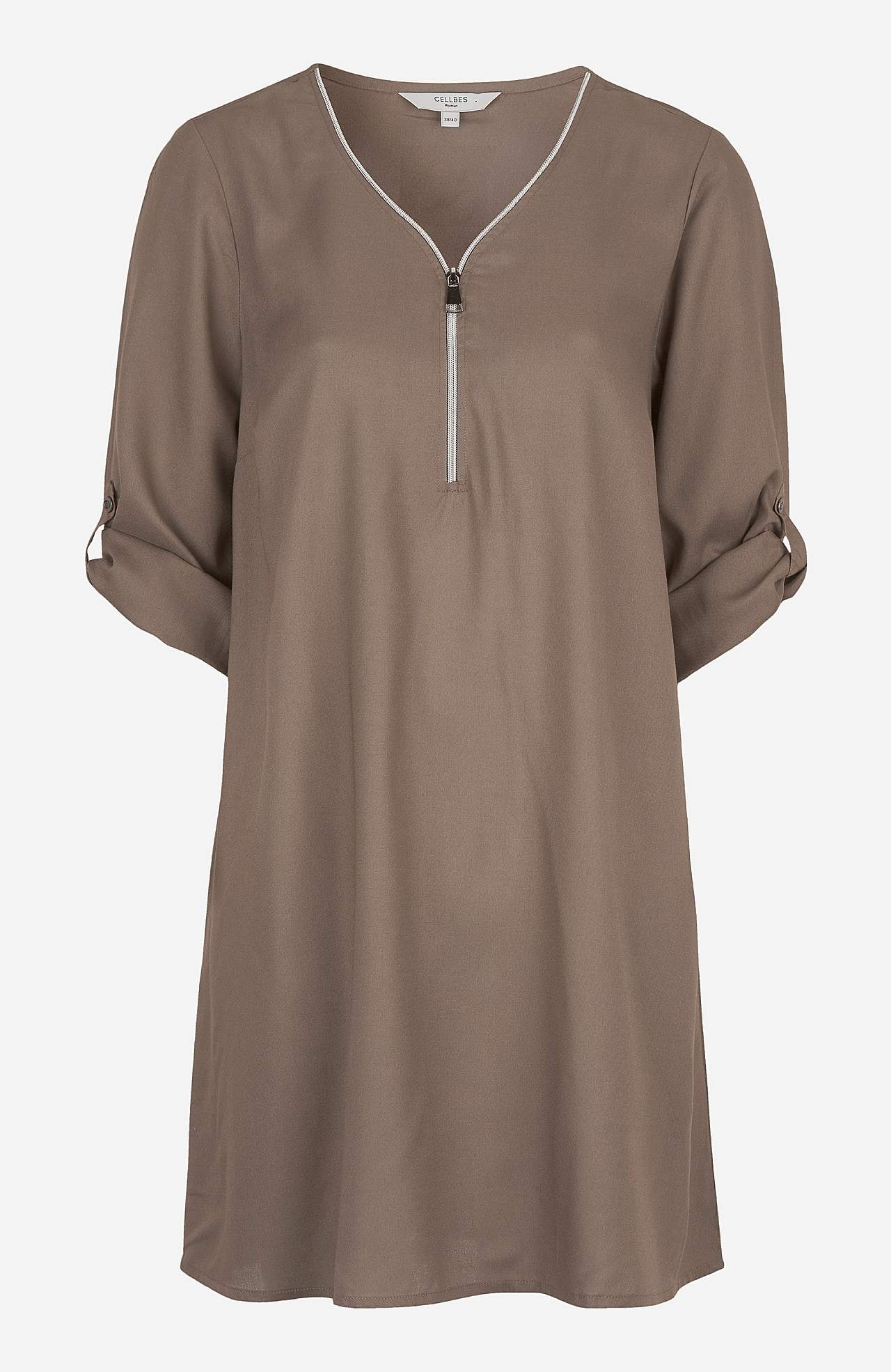 V-hals tuniek in twee lengtes