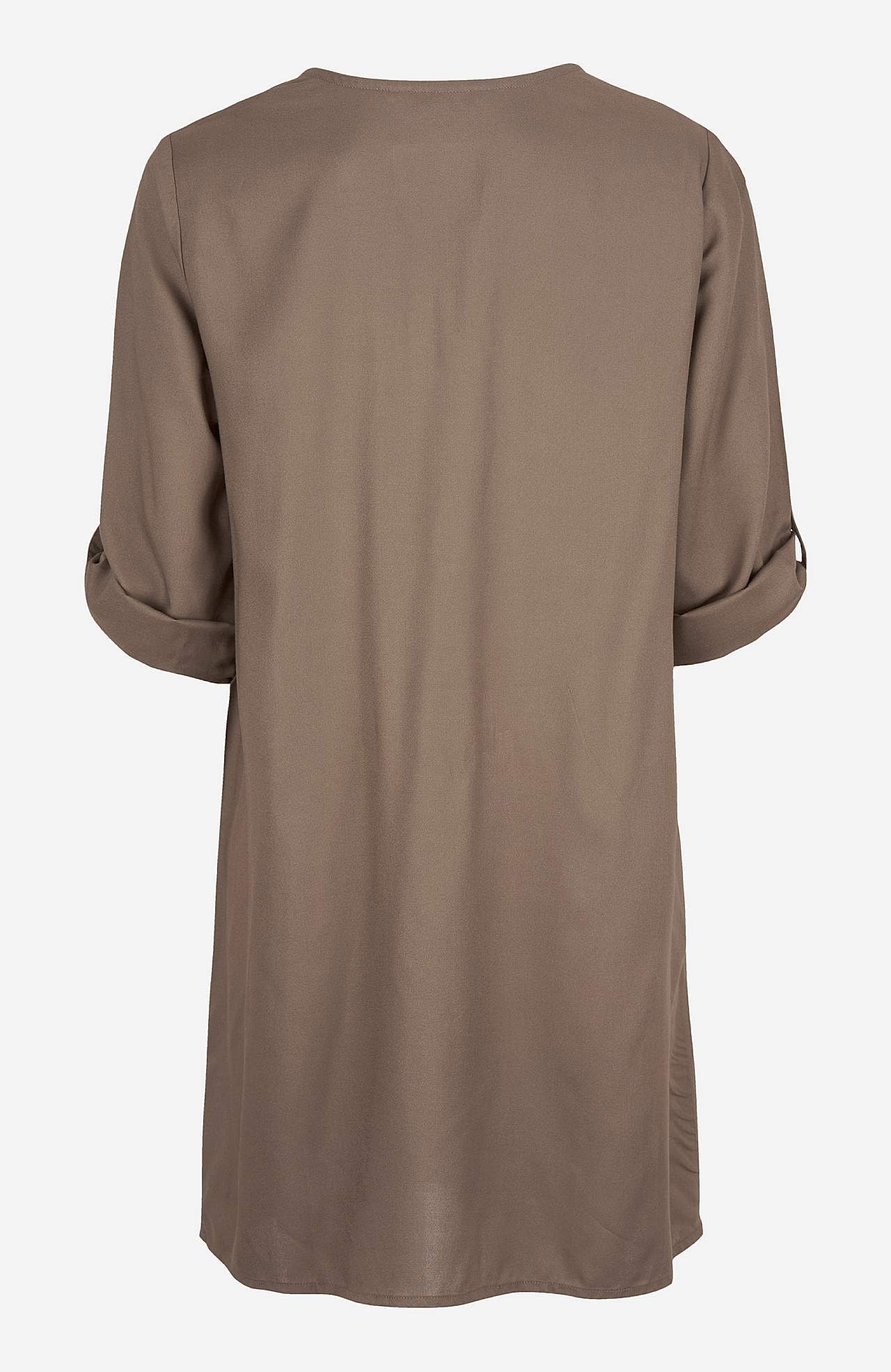 V-hals tuniek in twee lengtes
