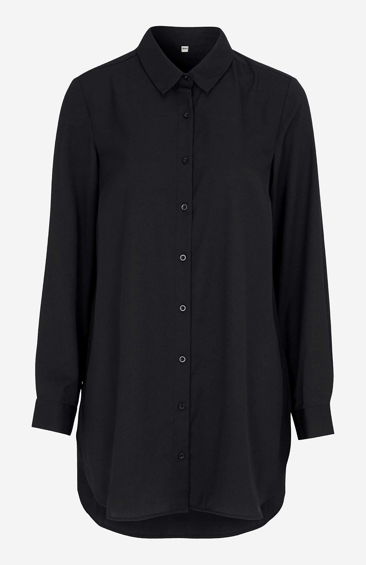 Lang shirt met knoppen