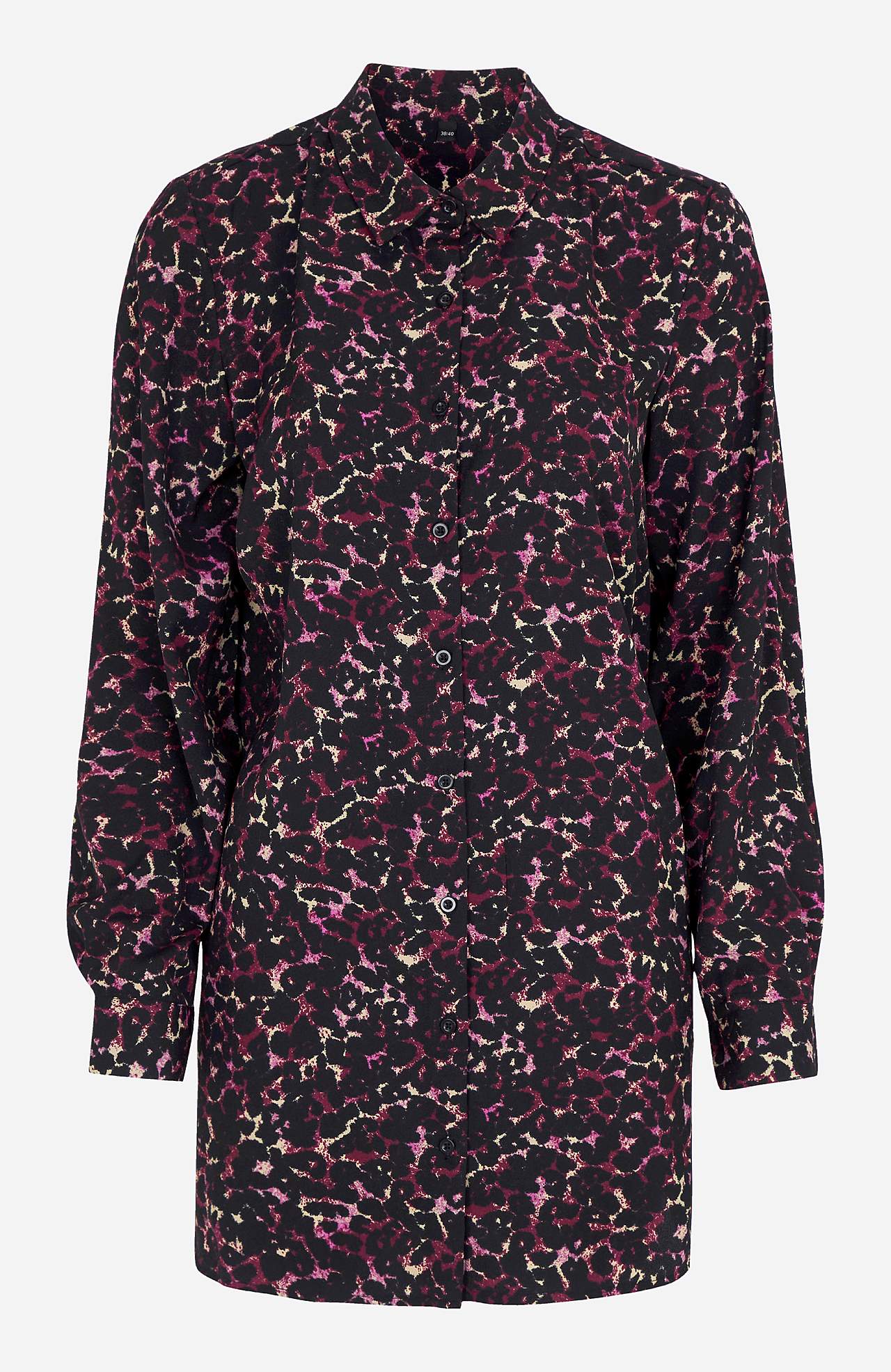 Lang shirt met knoppen