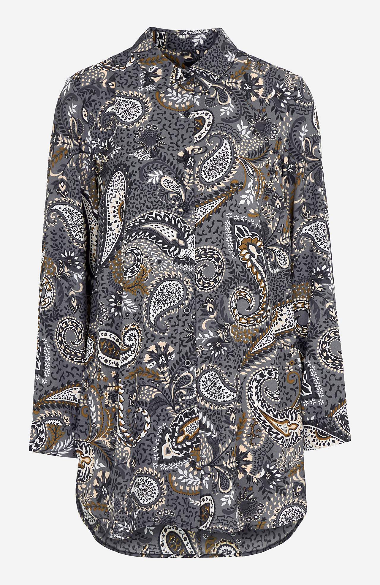 Lang shirt met knoppen