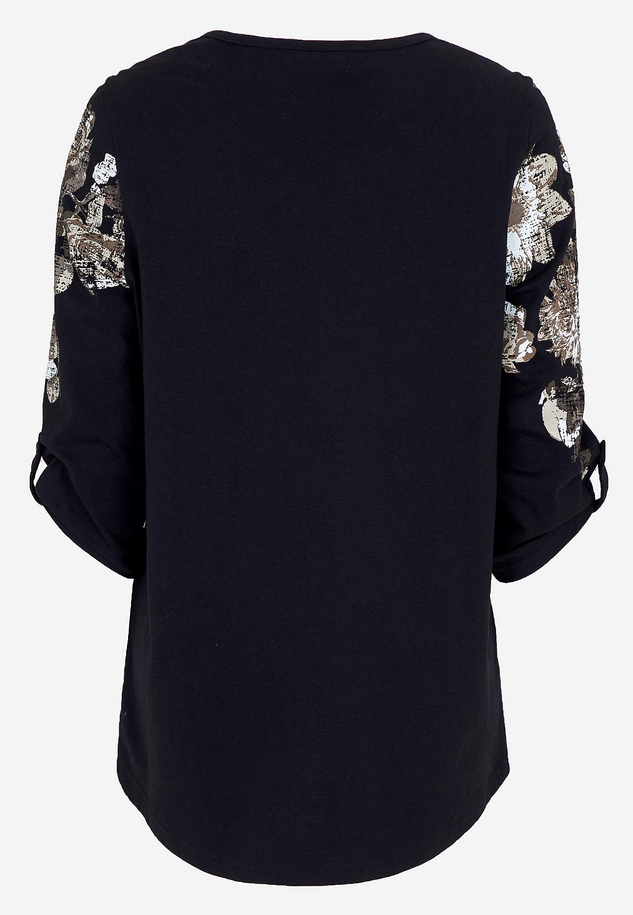 Jersey-topje met patroon