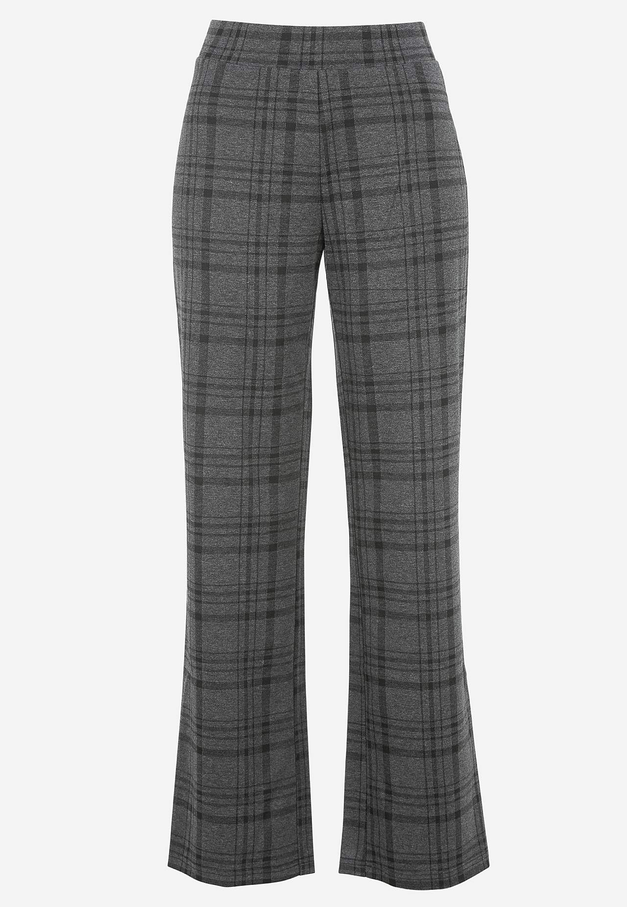 Jersey broek met rechte benen