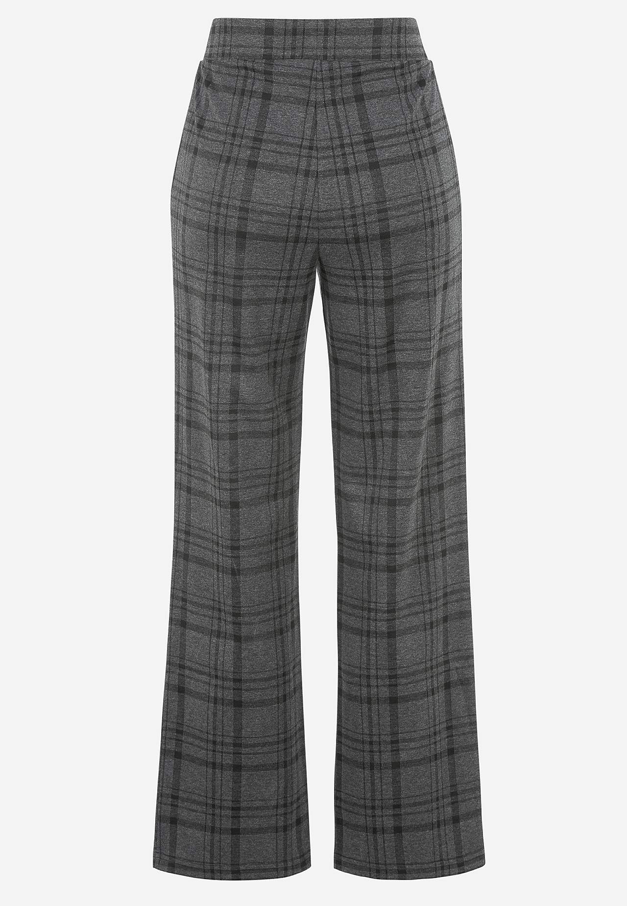 Jersey broek met rechte benen