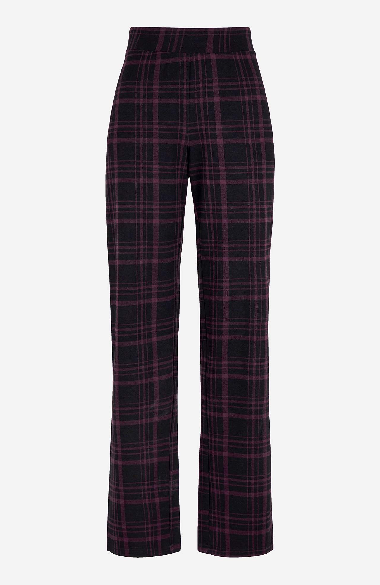 Jersey broek met rechte benen