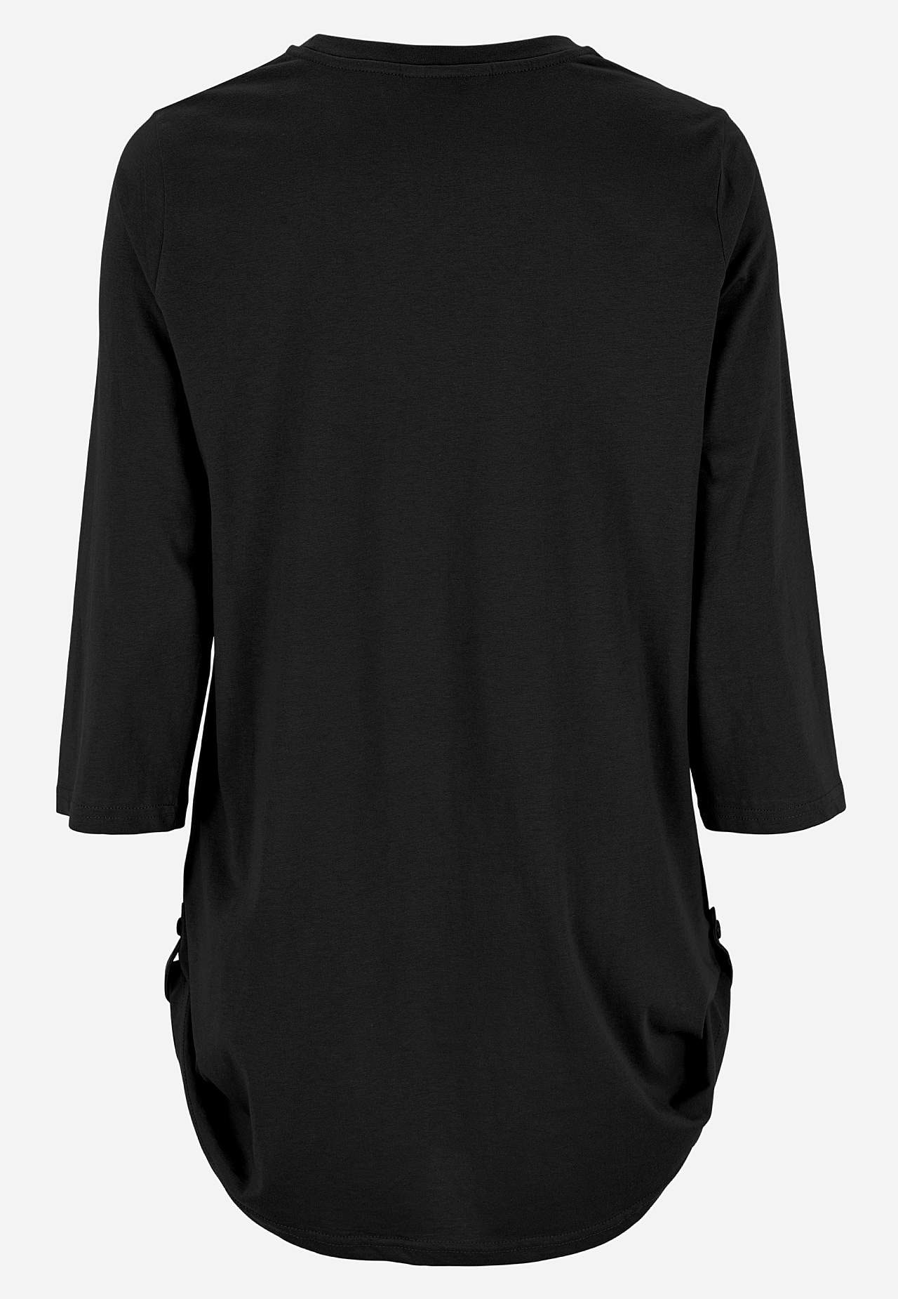 Jersey tuniek met 3/4 mouw Set van 2