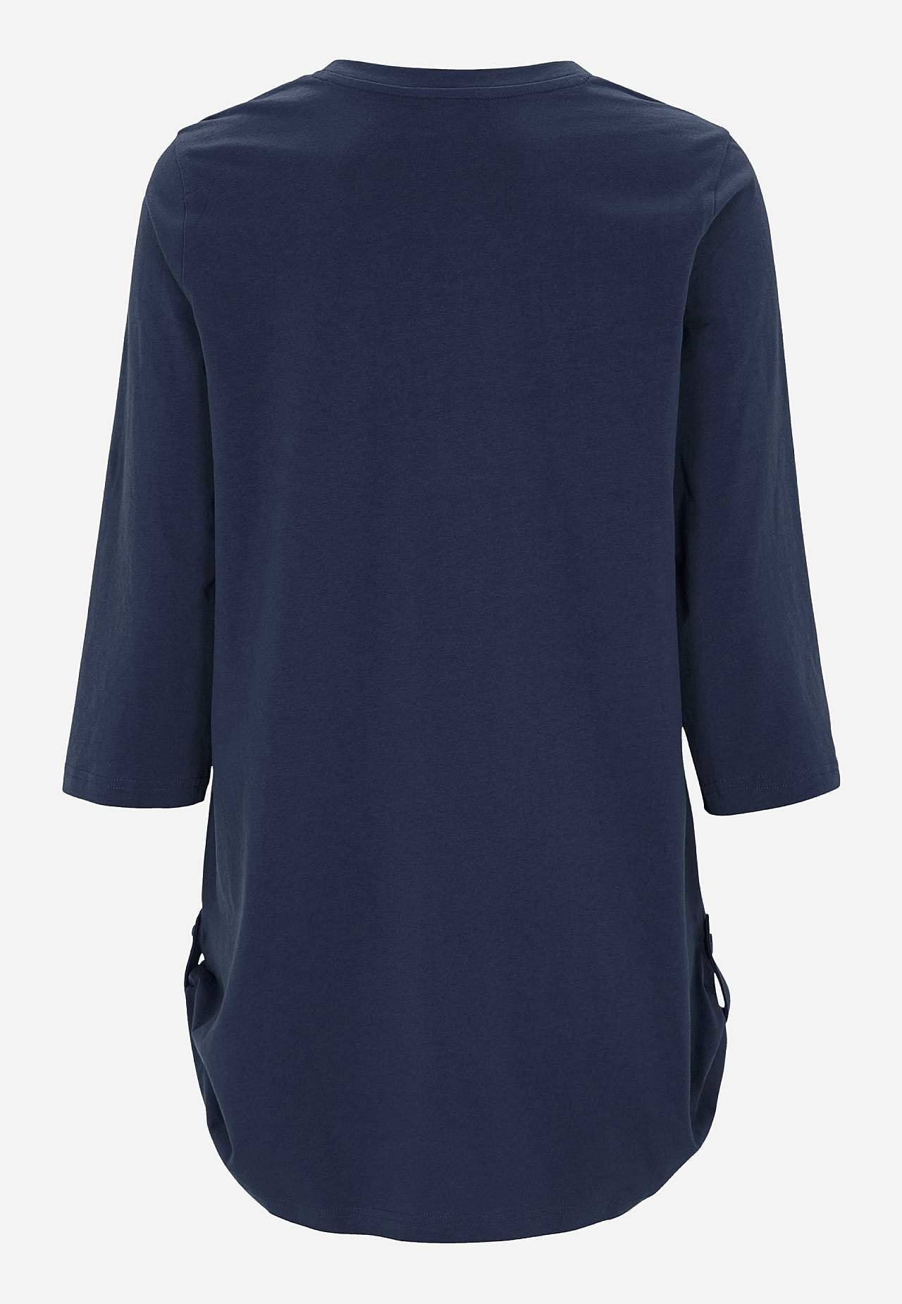 Jersey tuniek met 3/4 mouw Set van 2