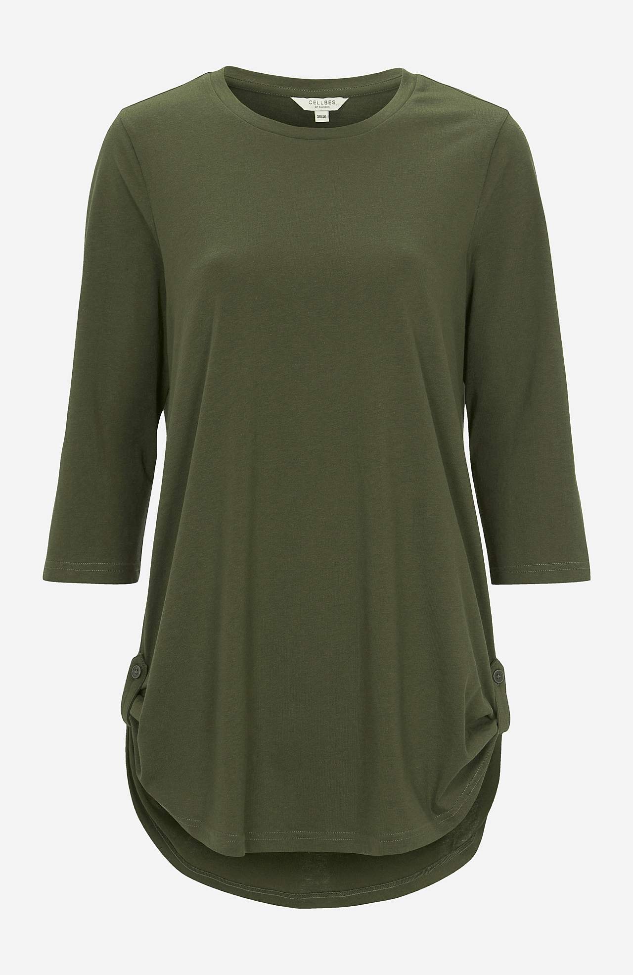 Jersey tuniek met 3/4 mouw Set van 2