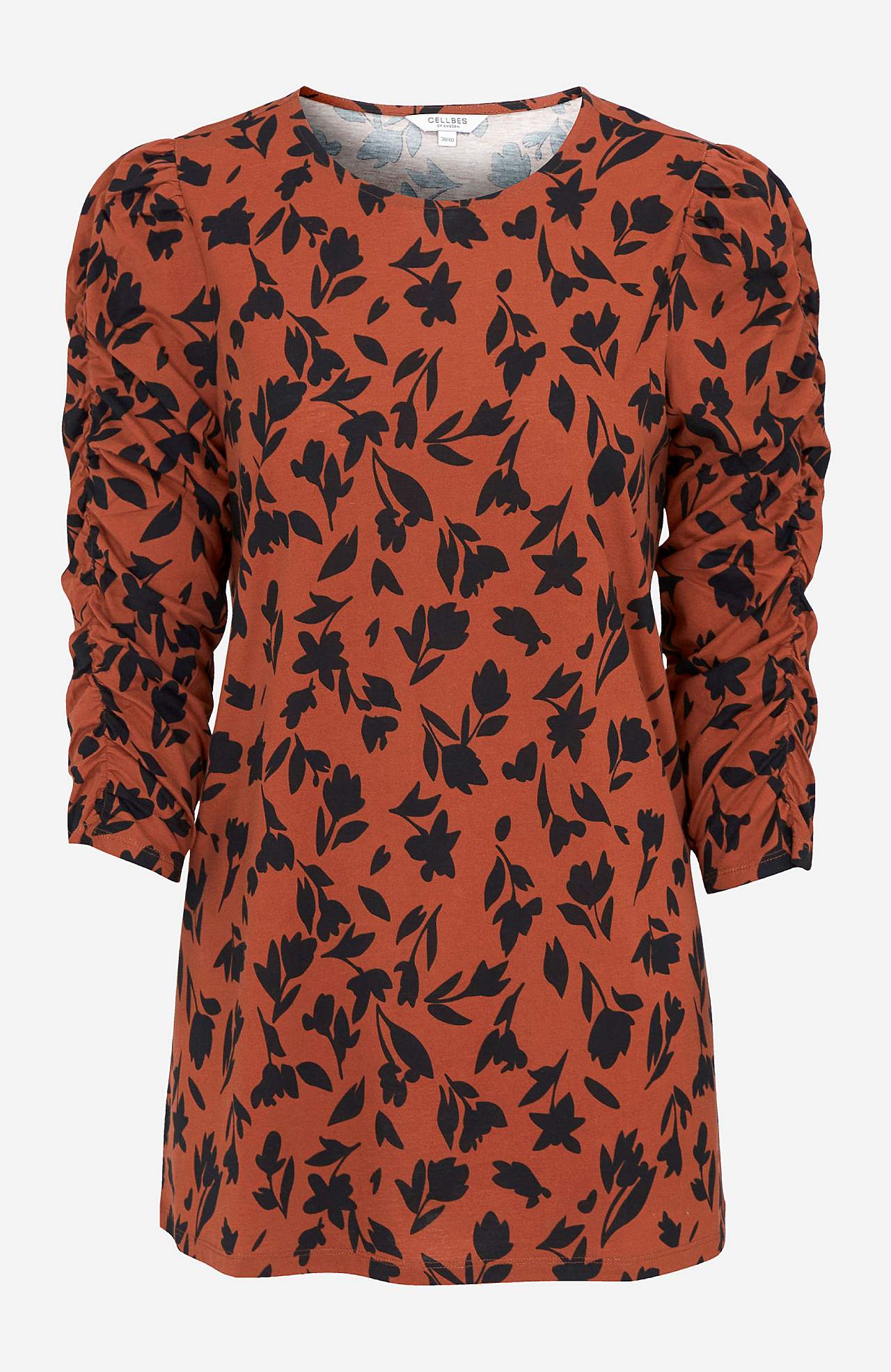 Met patroon jersey tuniek