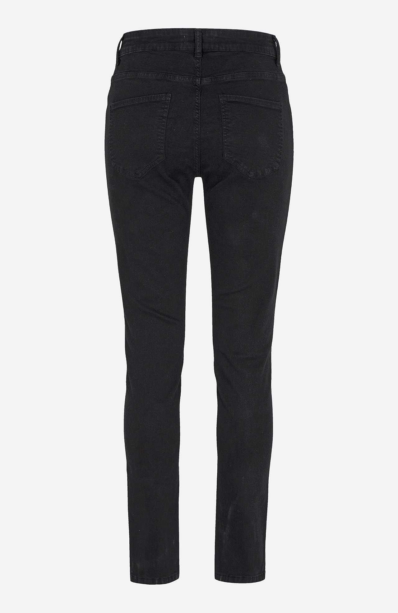 Superstretch jeans van keperstof