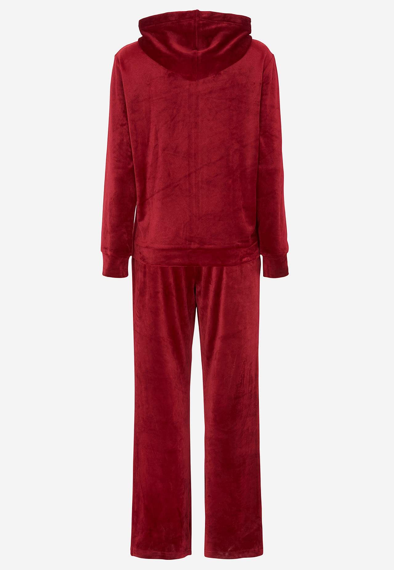 Tweedelige velours-set