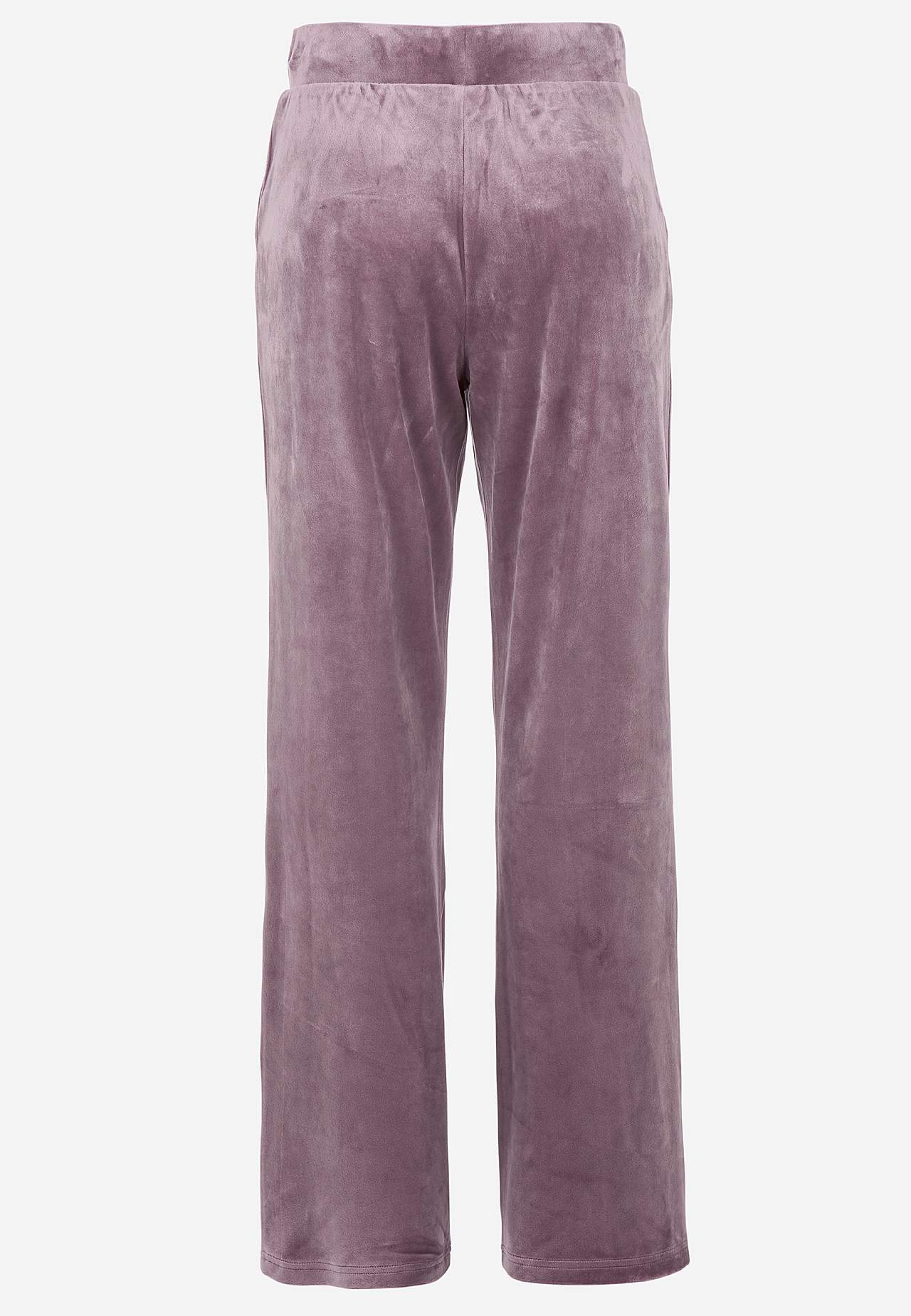 Tweedelige velours-set