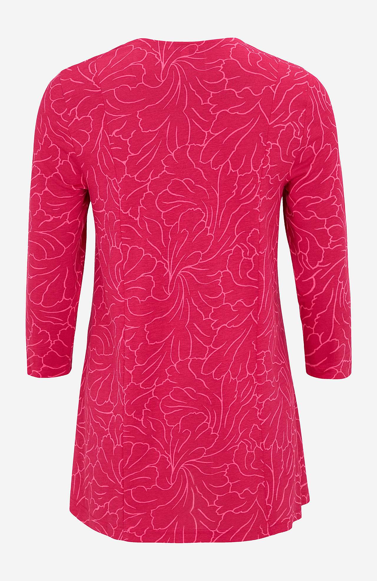 Jersey tuniek met een v-hals Priscilla
