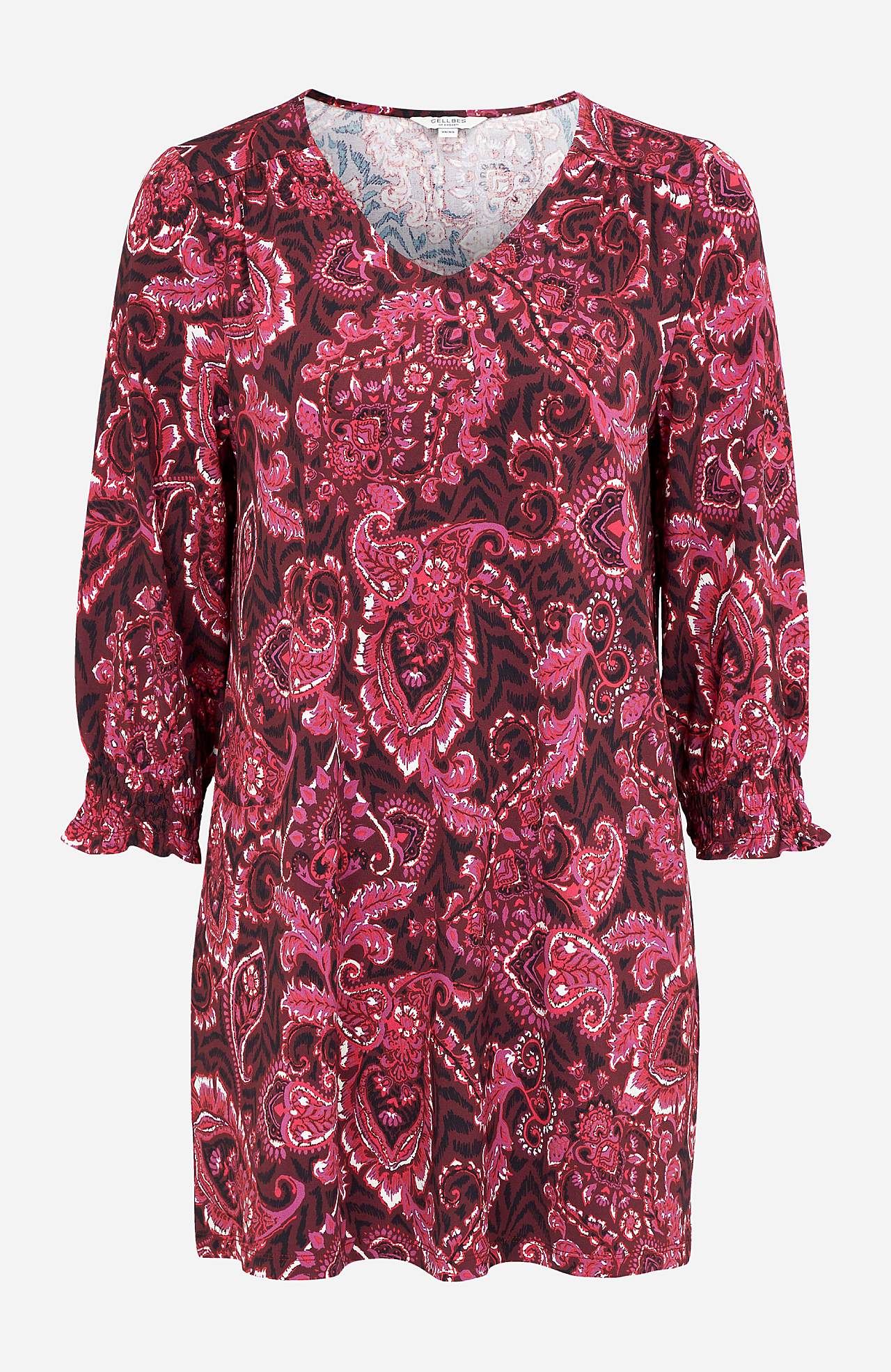 Tuniek met een paisleypatroon Camilla