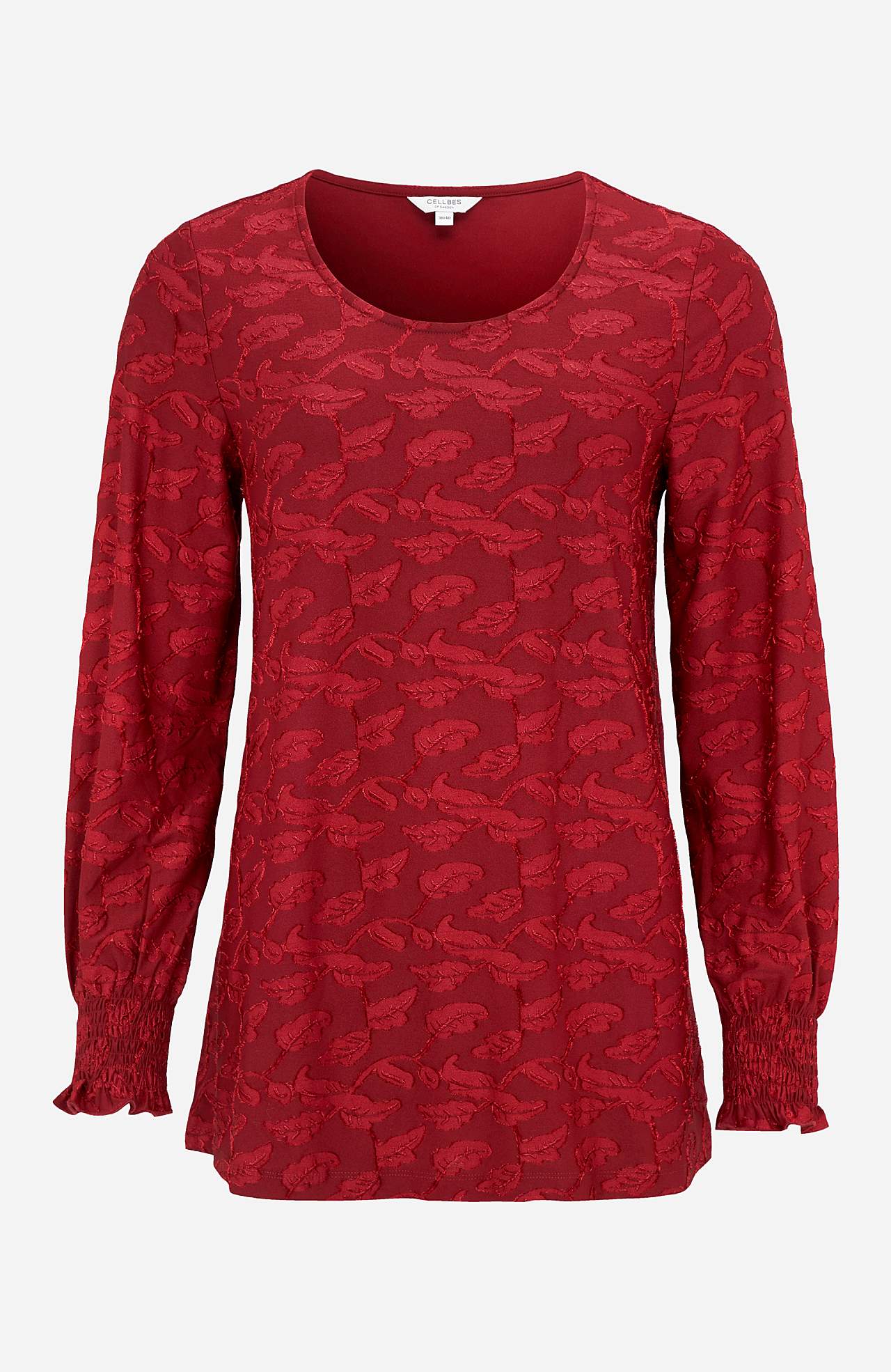 Jersey tuniek met een jacquard patroon