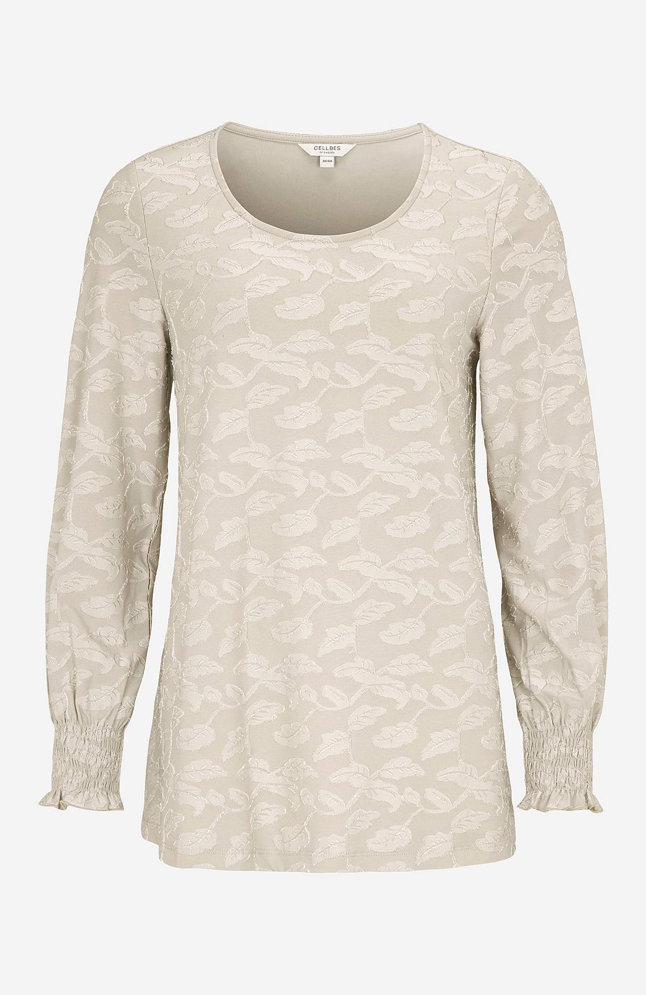 Jersey tuniek met een jacquard patroon
