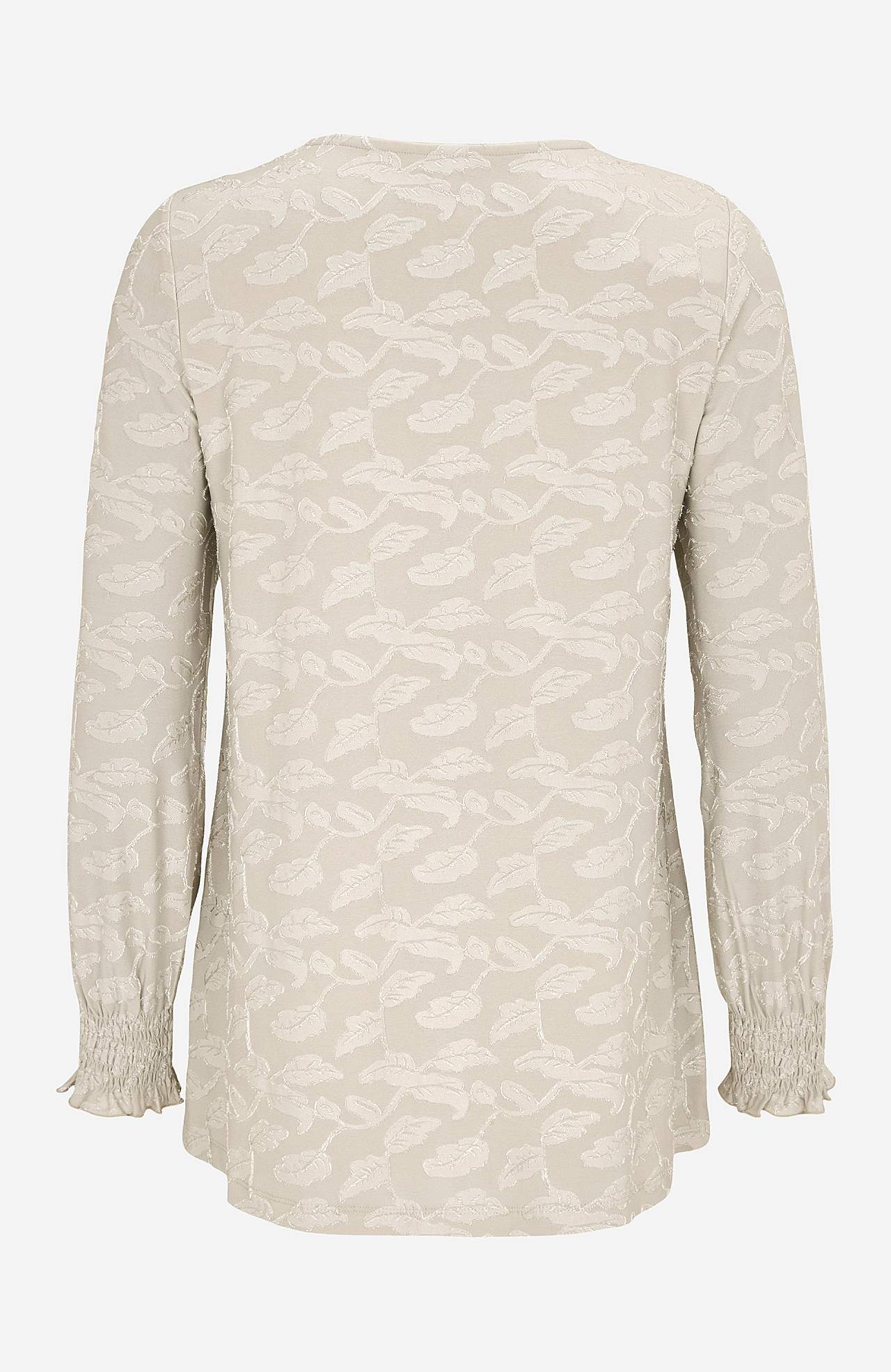 Jersey tuniek met een jacquard patroon