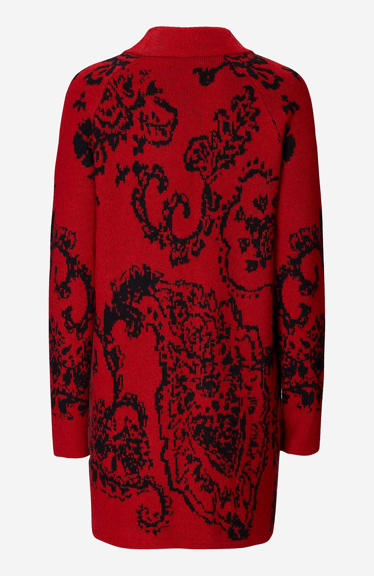 Jacquardgebreide cardigan