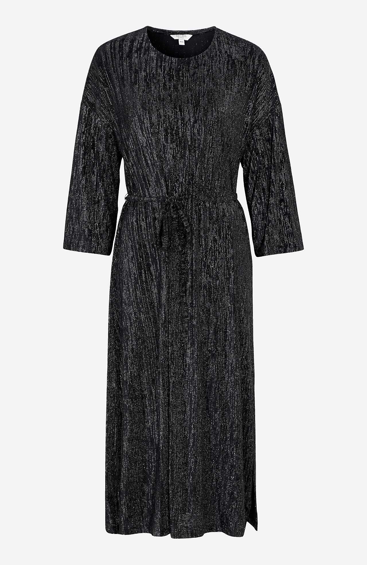 Glanzende jerseyjurk Lydia