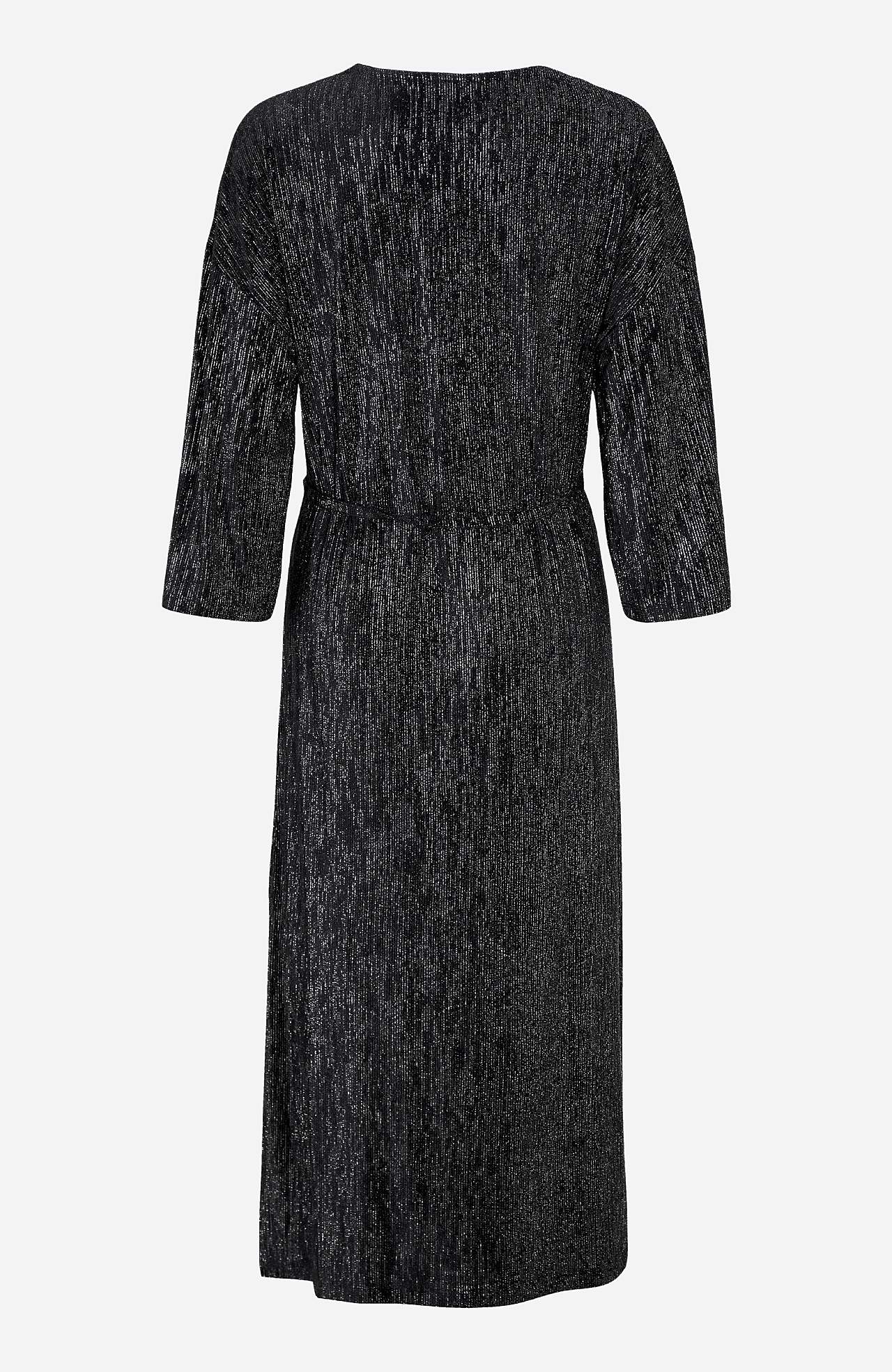 Glanzende jerseyjurk Lydia