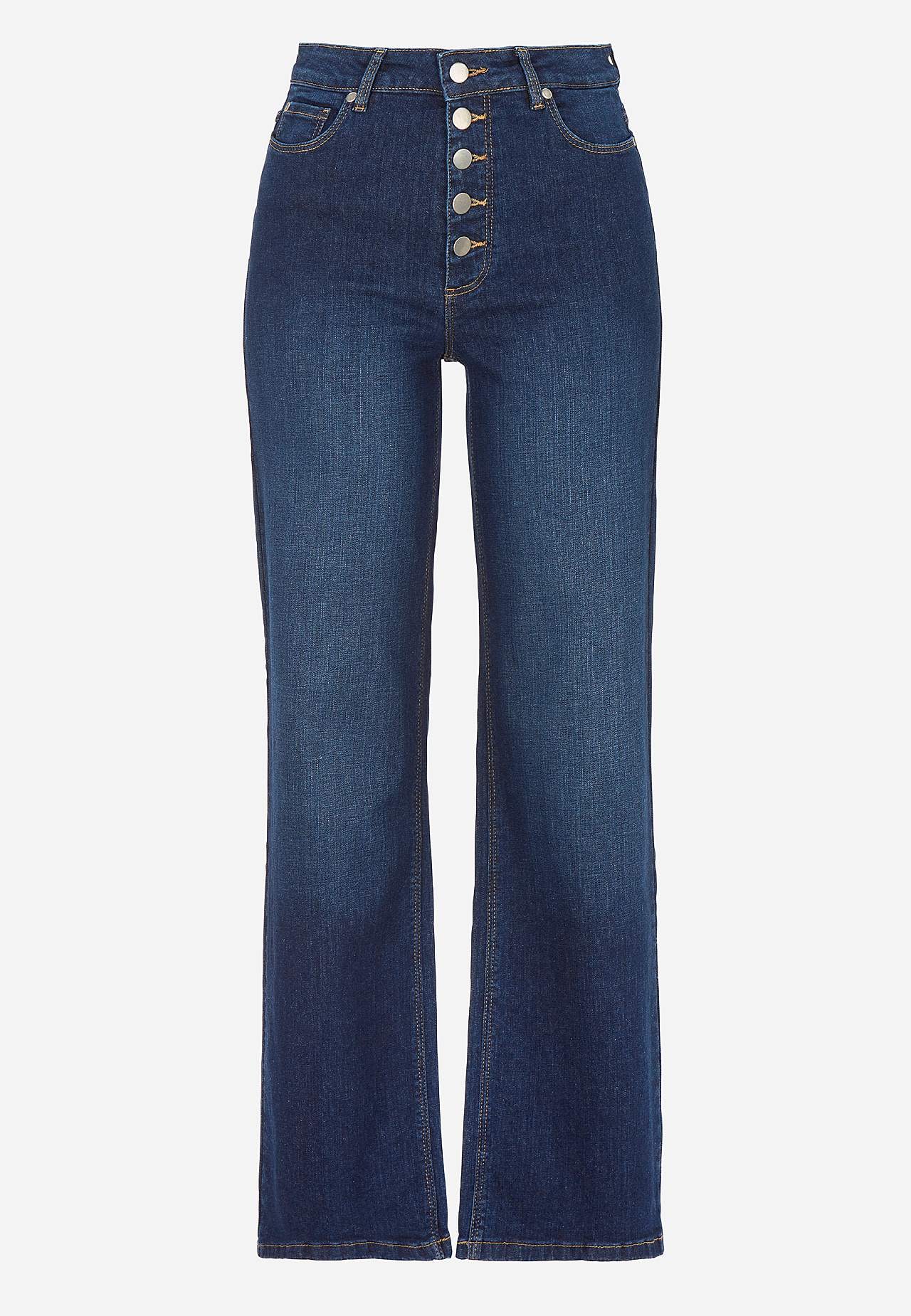 Stretch jeans met hoog taille