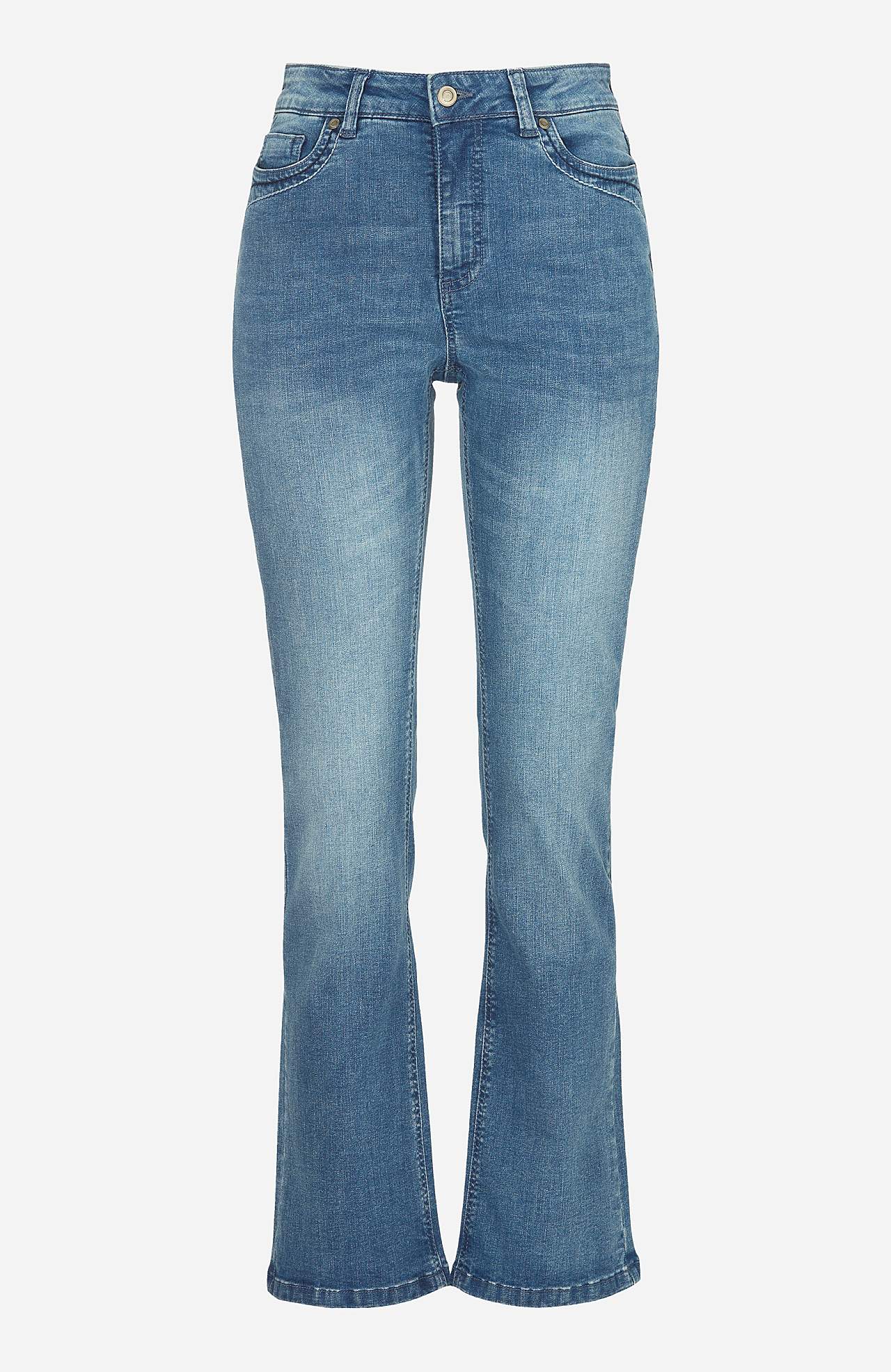 Stretch jeans met bootcut Anja