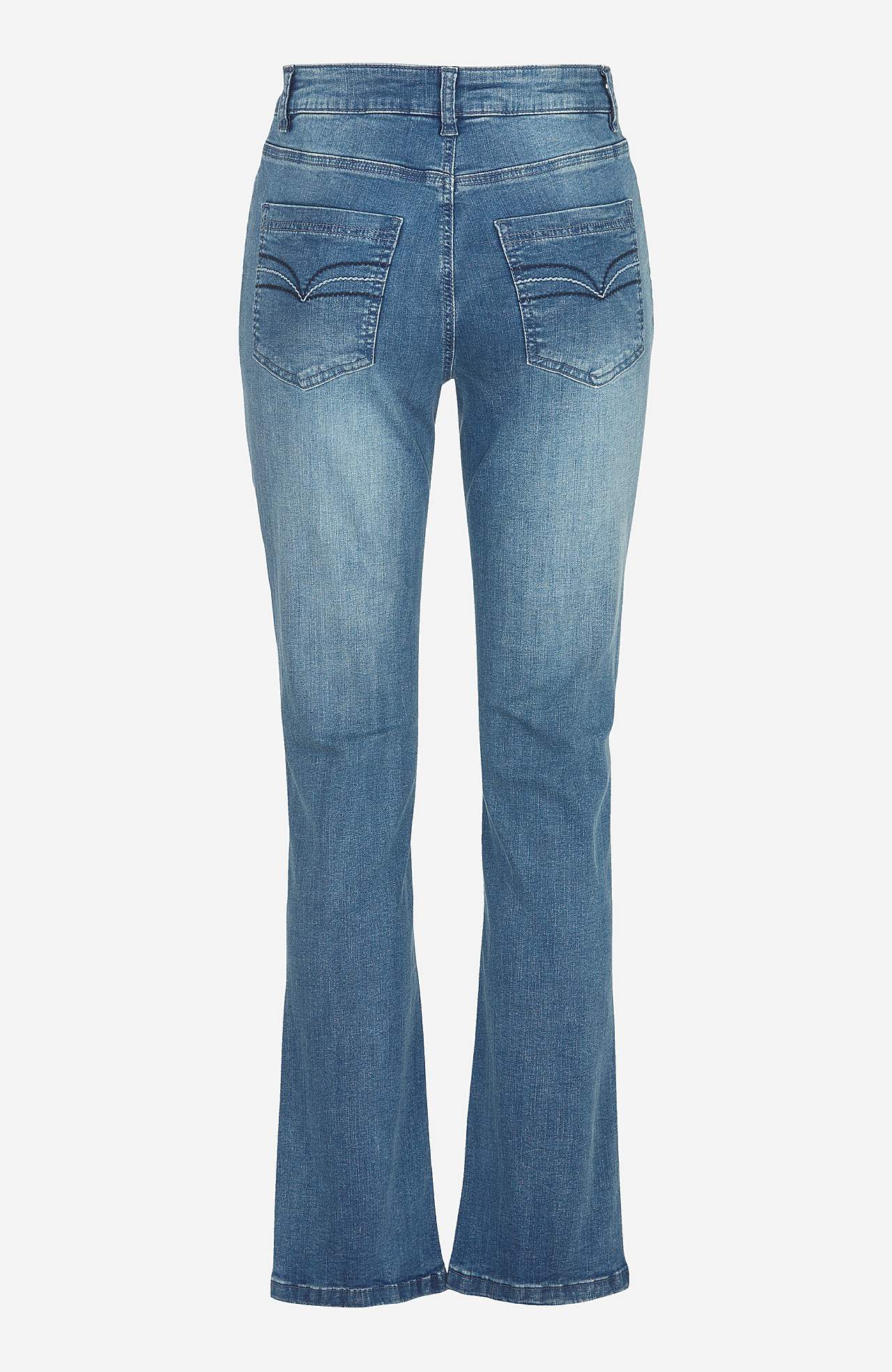 Stretch jeans met bootcut Anja