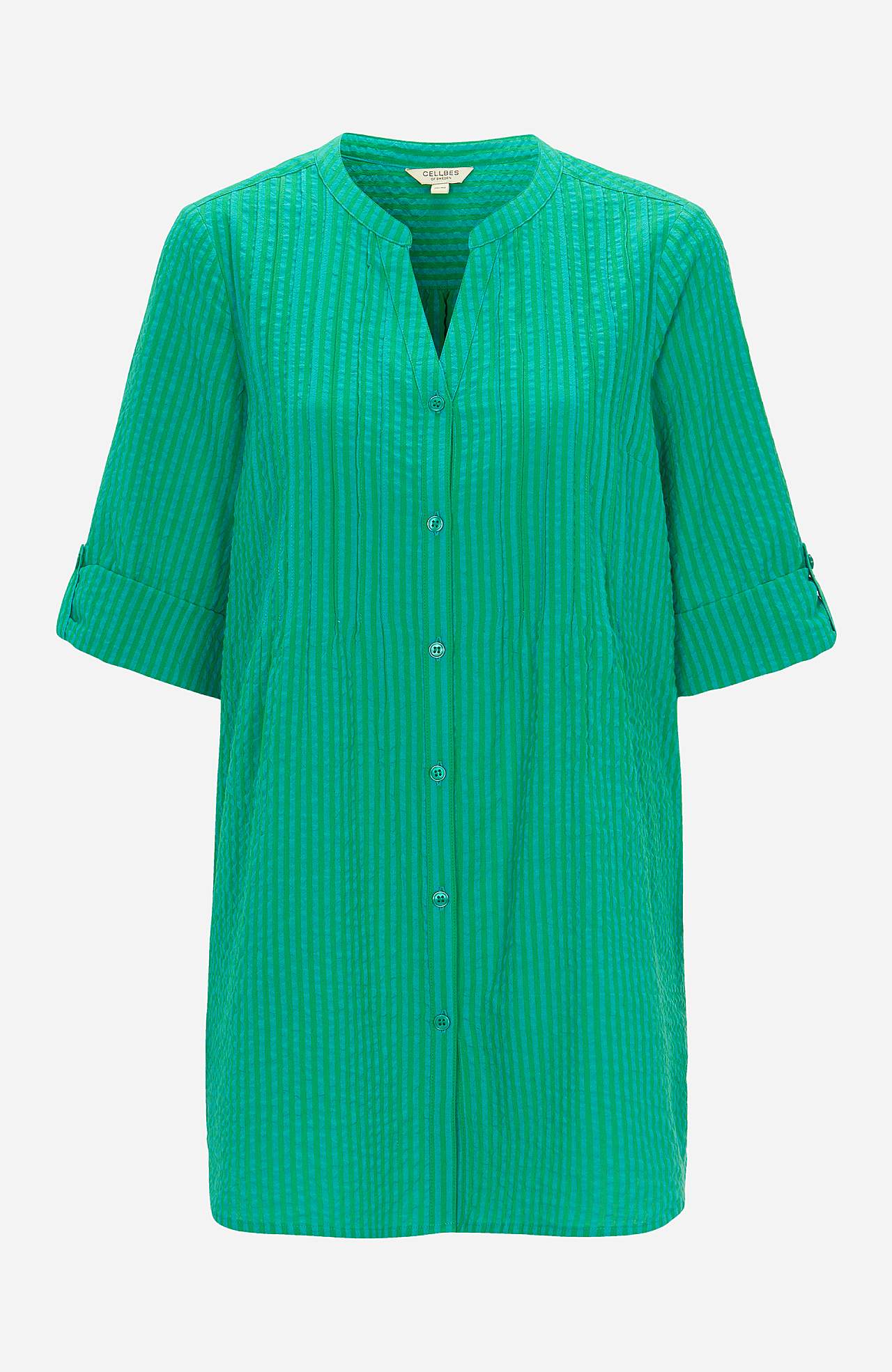 Tuniek van seersucker
