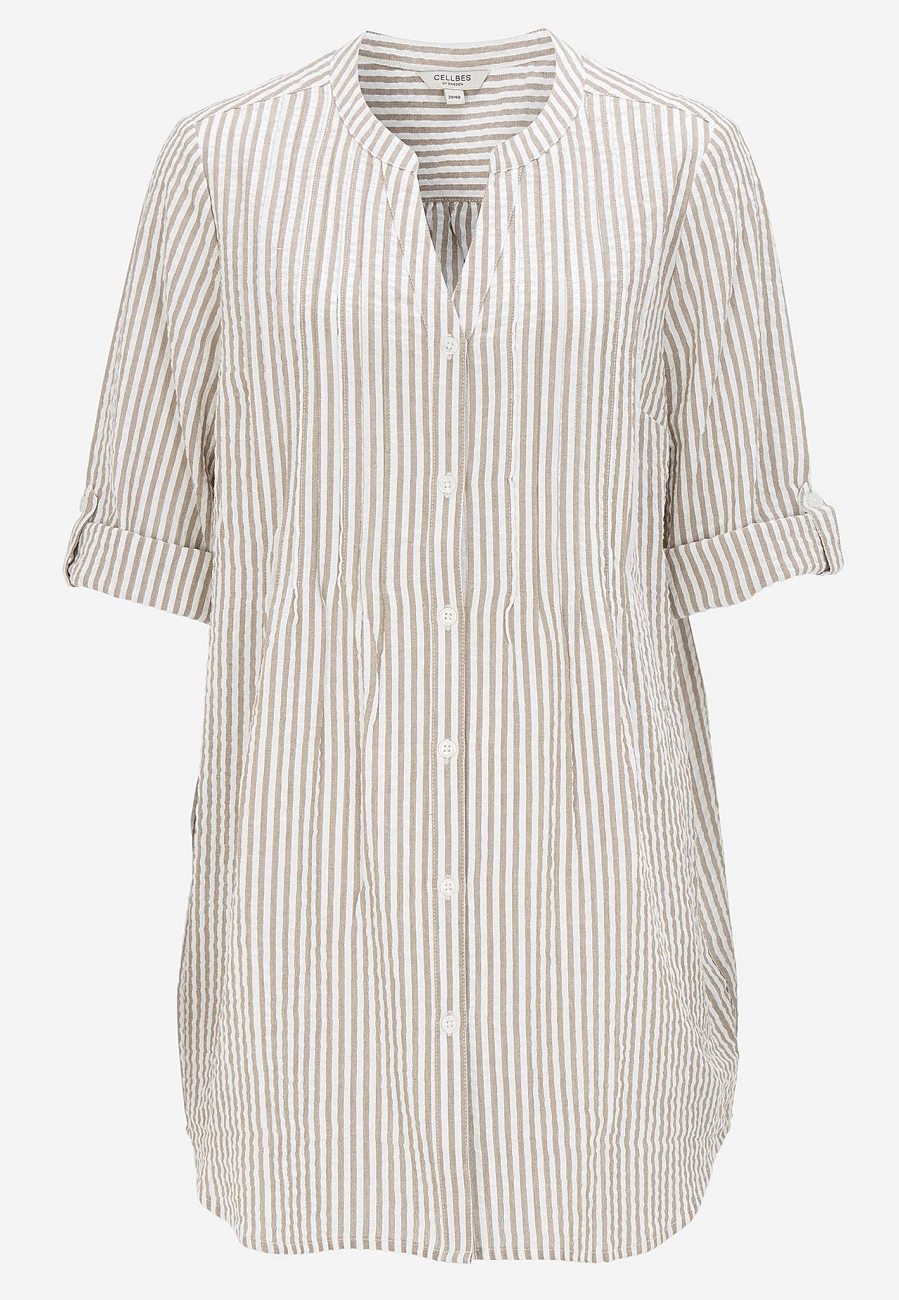 Tuniek van seersucker