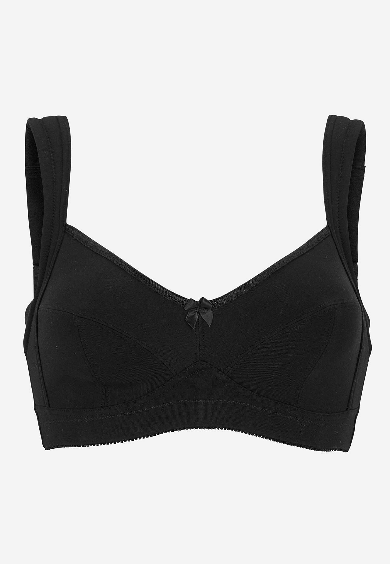 Beugelloze soft-bh van katoen