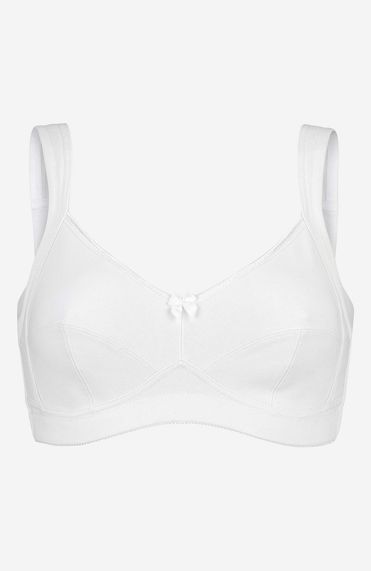 Beugelloze soft-bh van katoen
