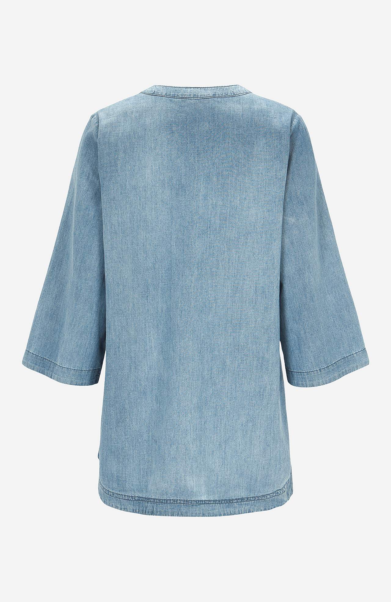 Denim tuniek met veter Ella