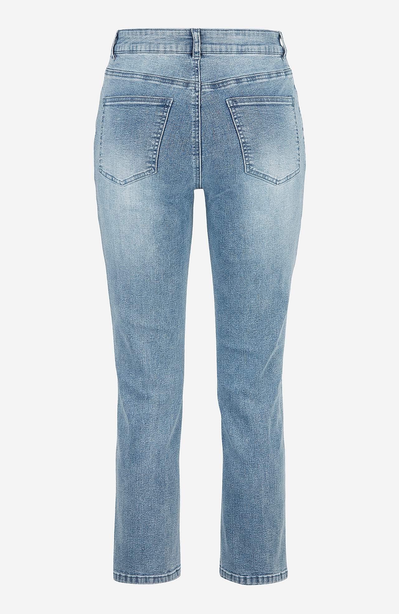 Enkeljeans met borduurwerk